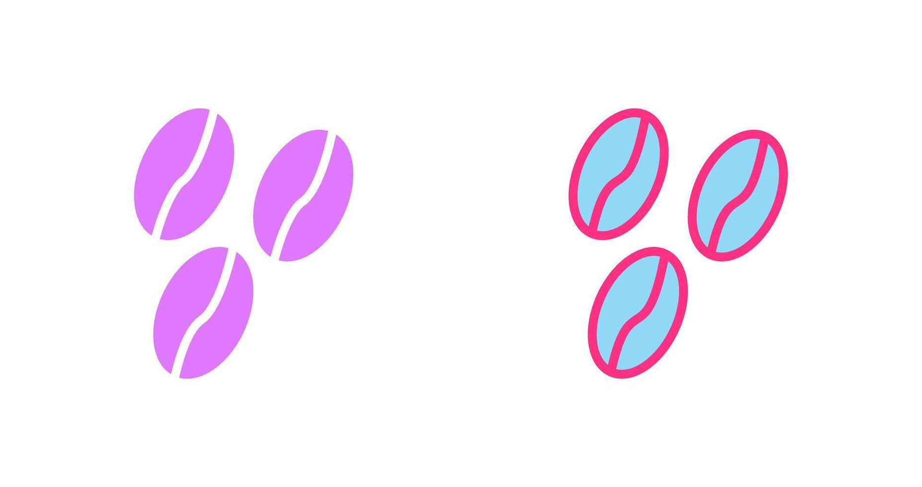 Coffee Beans Icon vector