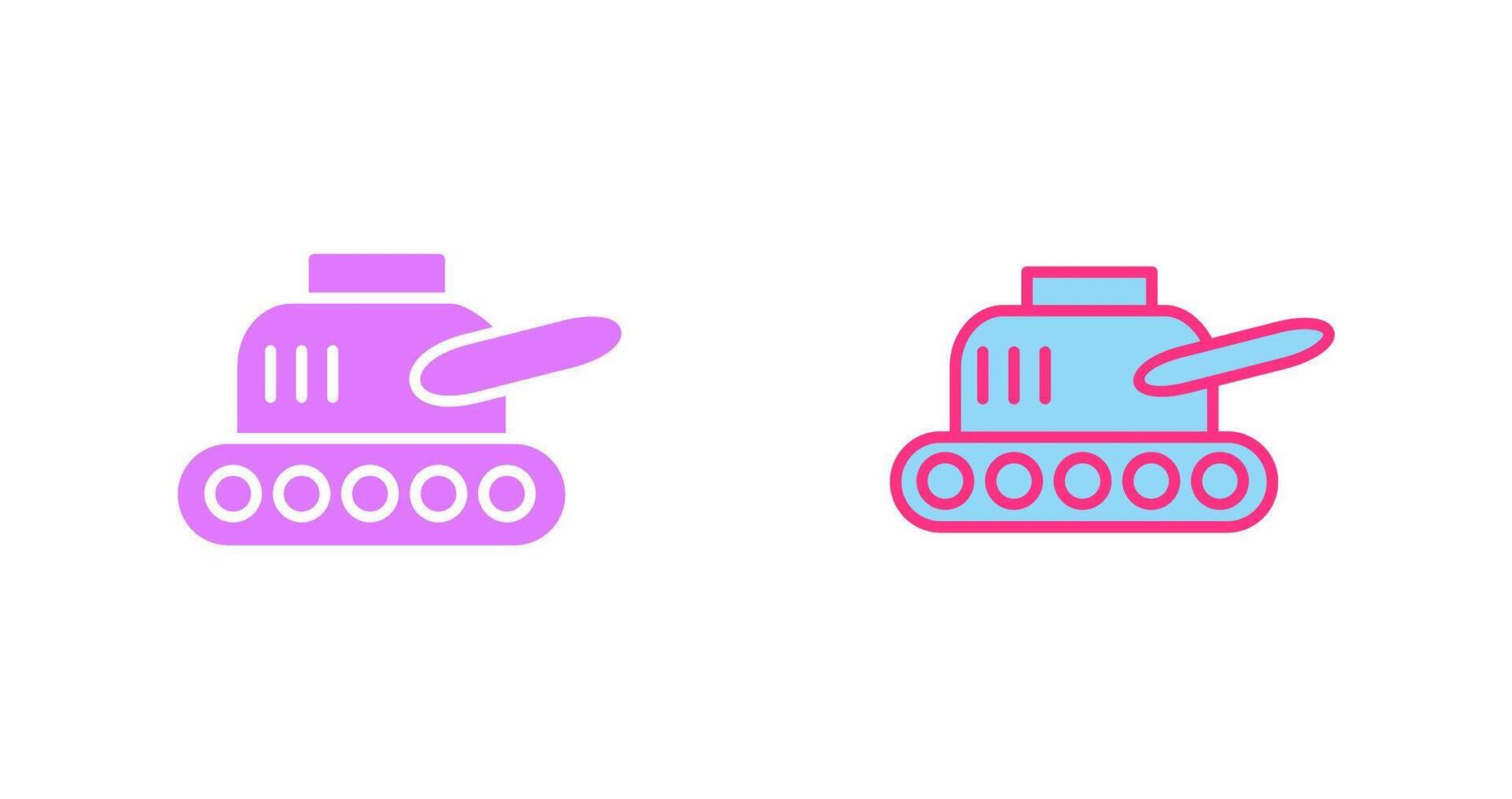 Tank Exhibit Icon vector