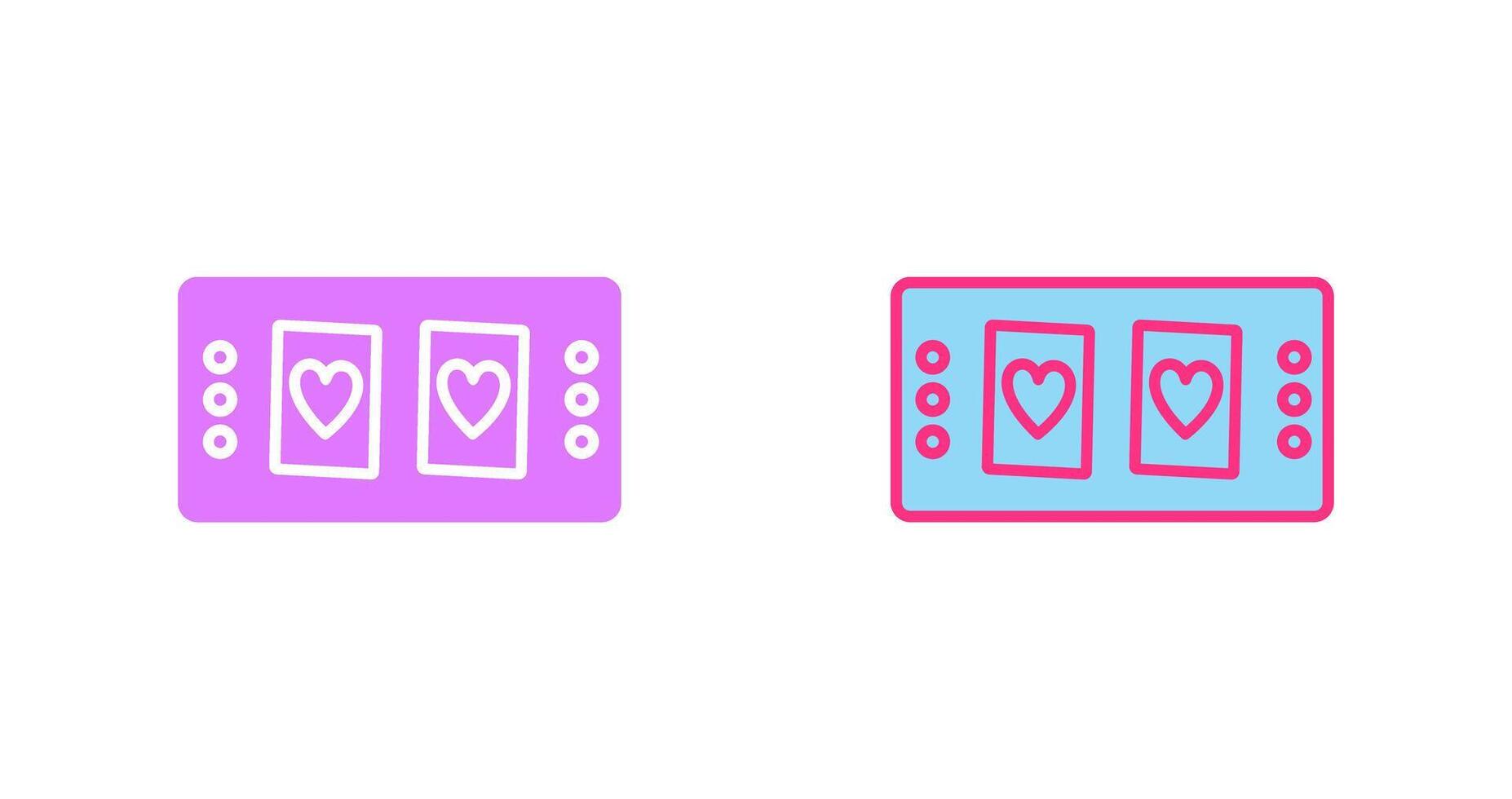 Cards Table Icon vector