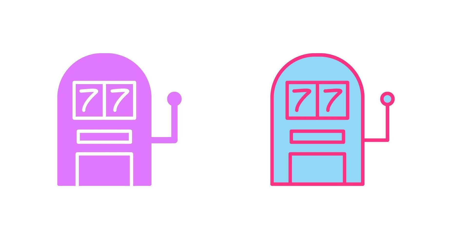 Slot Machine Icon vector