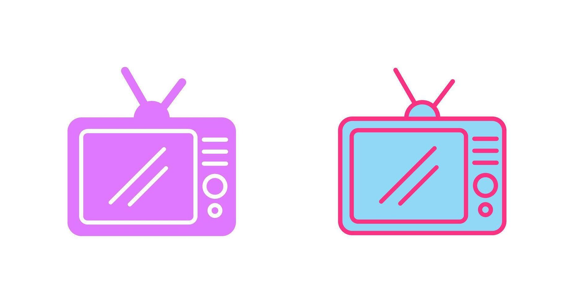 TV Set Icon vector