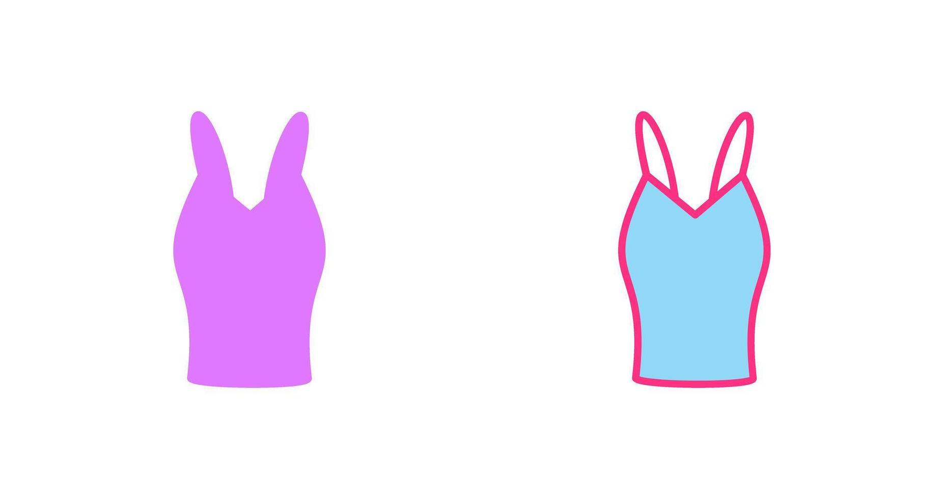 Ladies Vest Icon vector