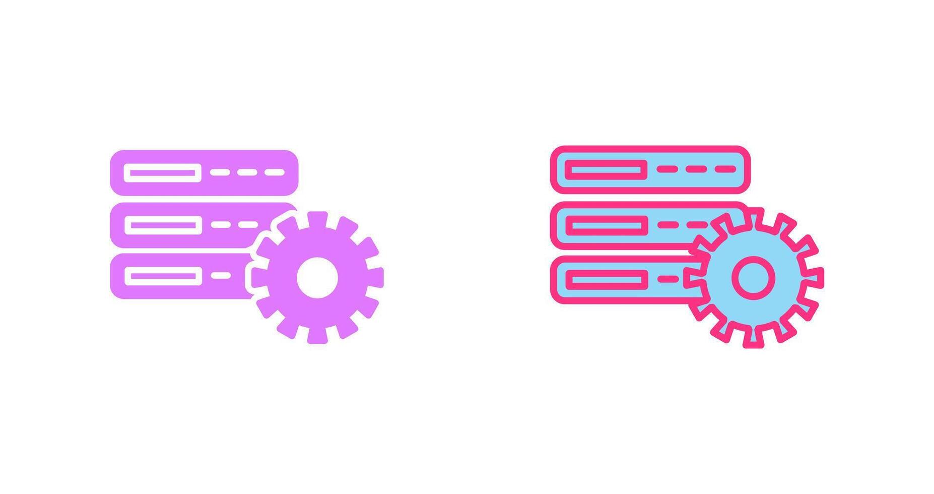 Database Setting Icon vector