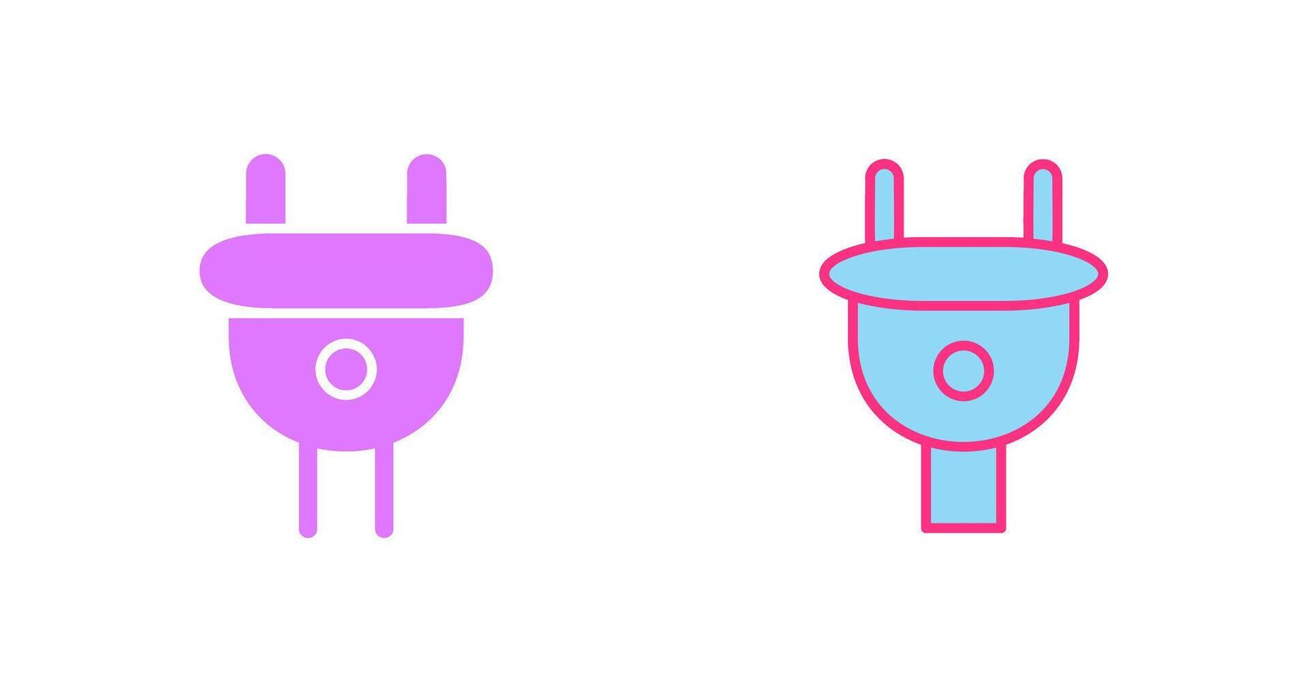 Plug I Icon vector