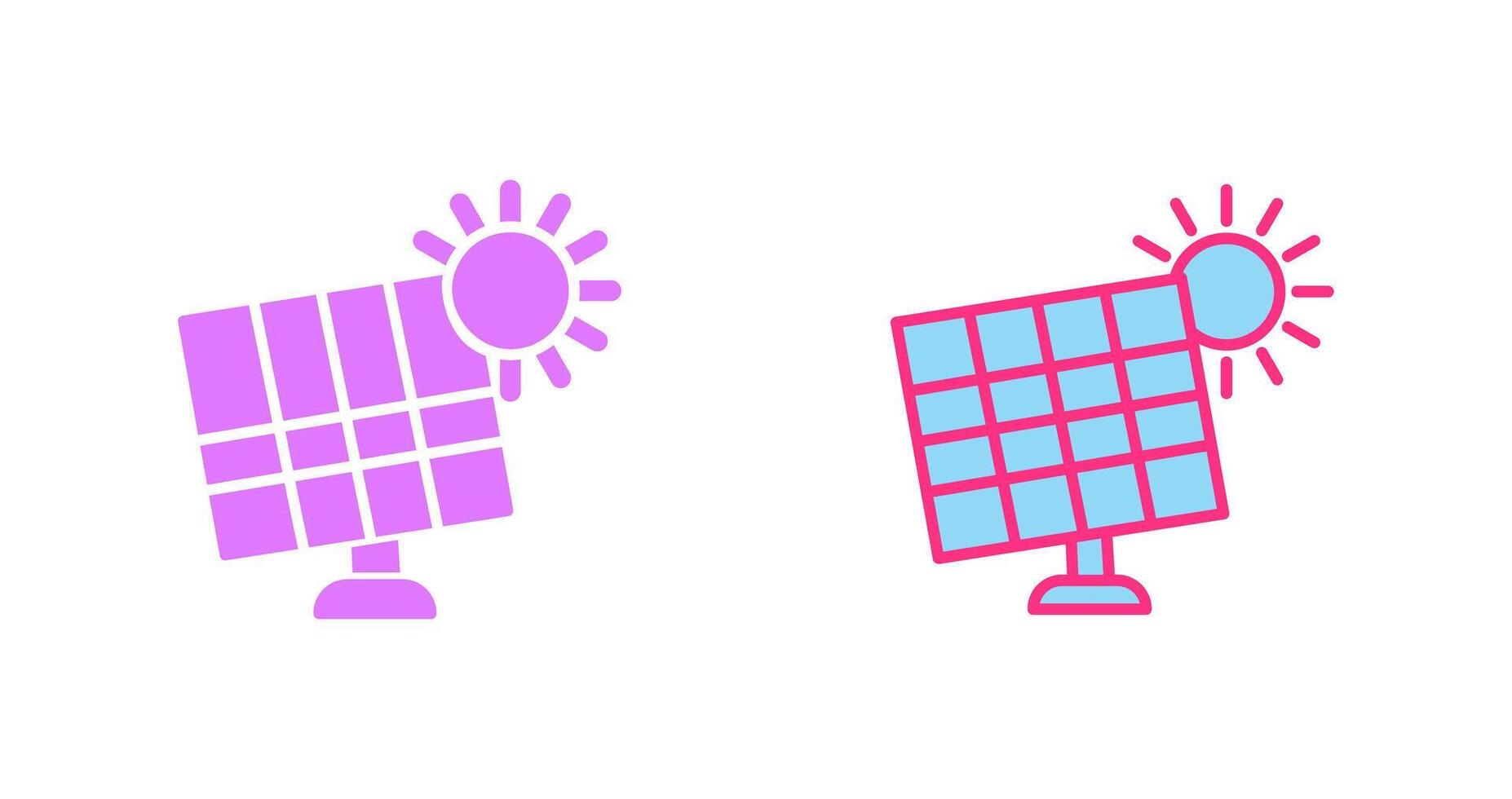 Solar Panel Icon vector