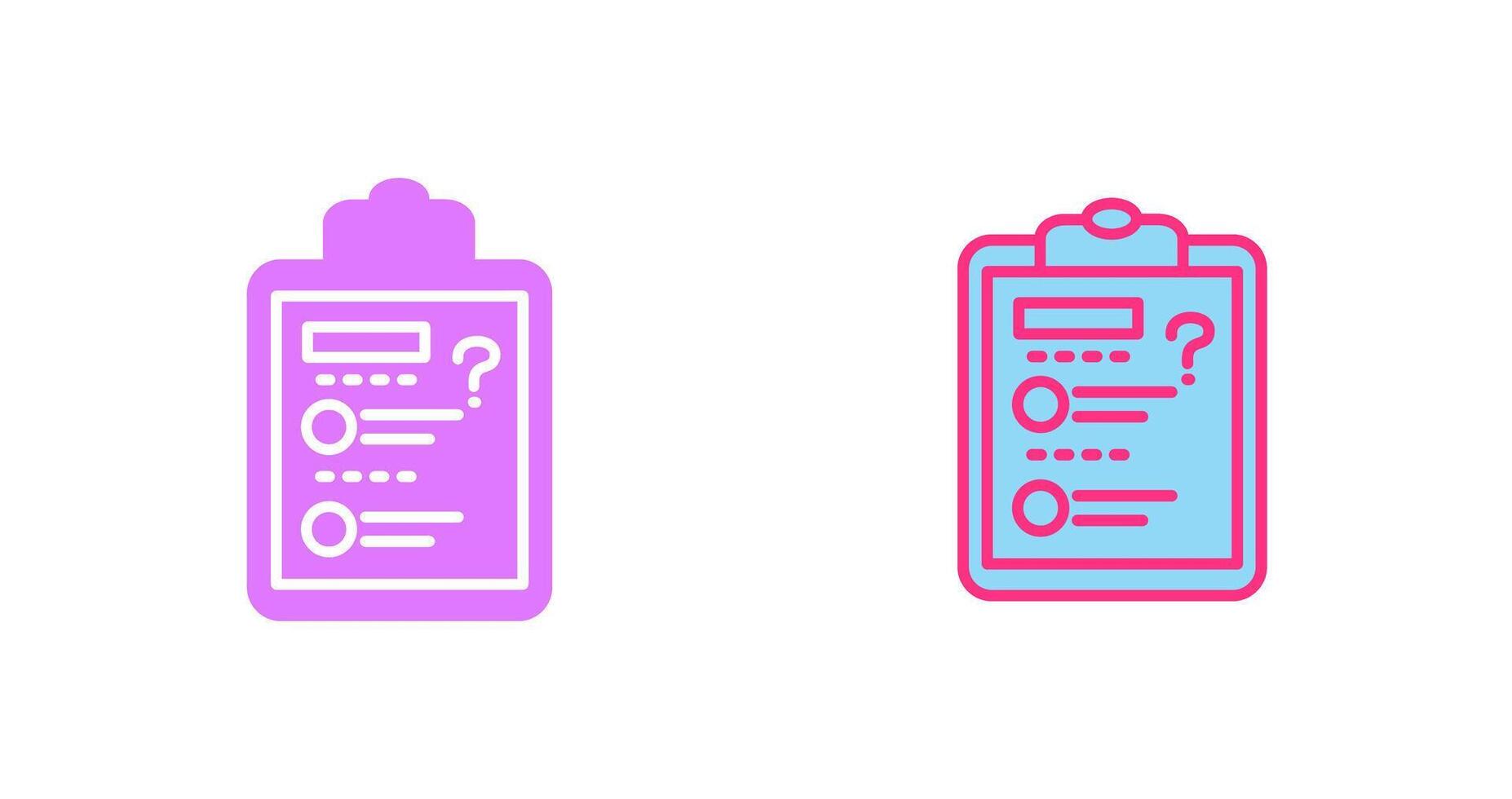 Solving Question Icon vector