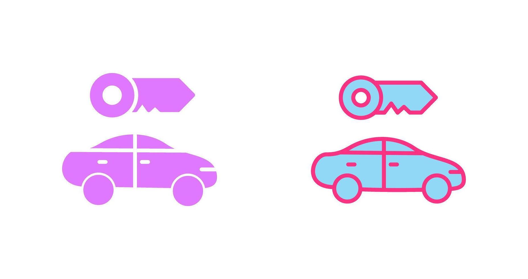 Rent a Car Icon vector