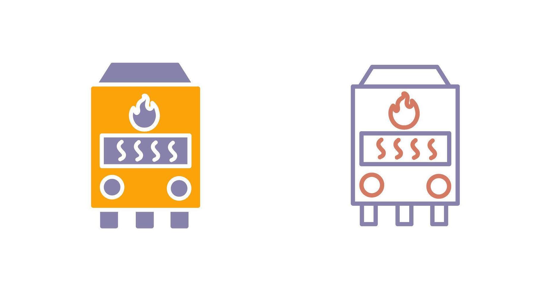 Gas Furnace Icon vector