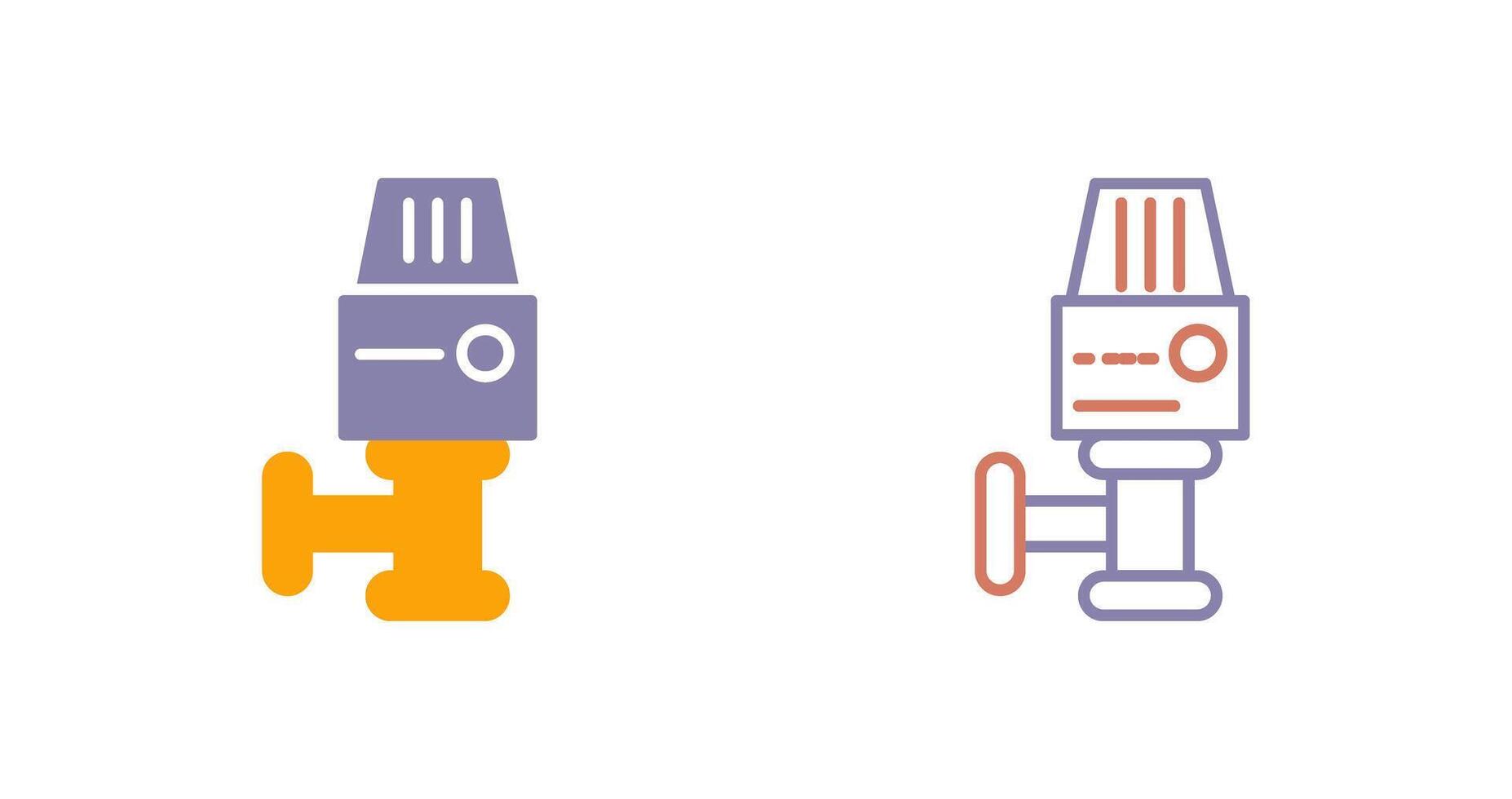 Thermostatic Head Icon vector