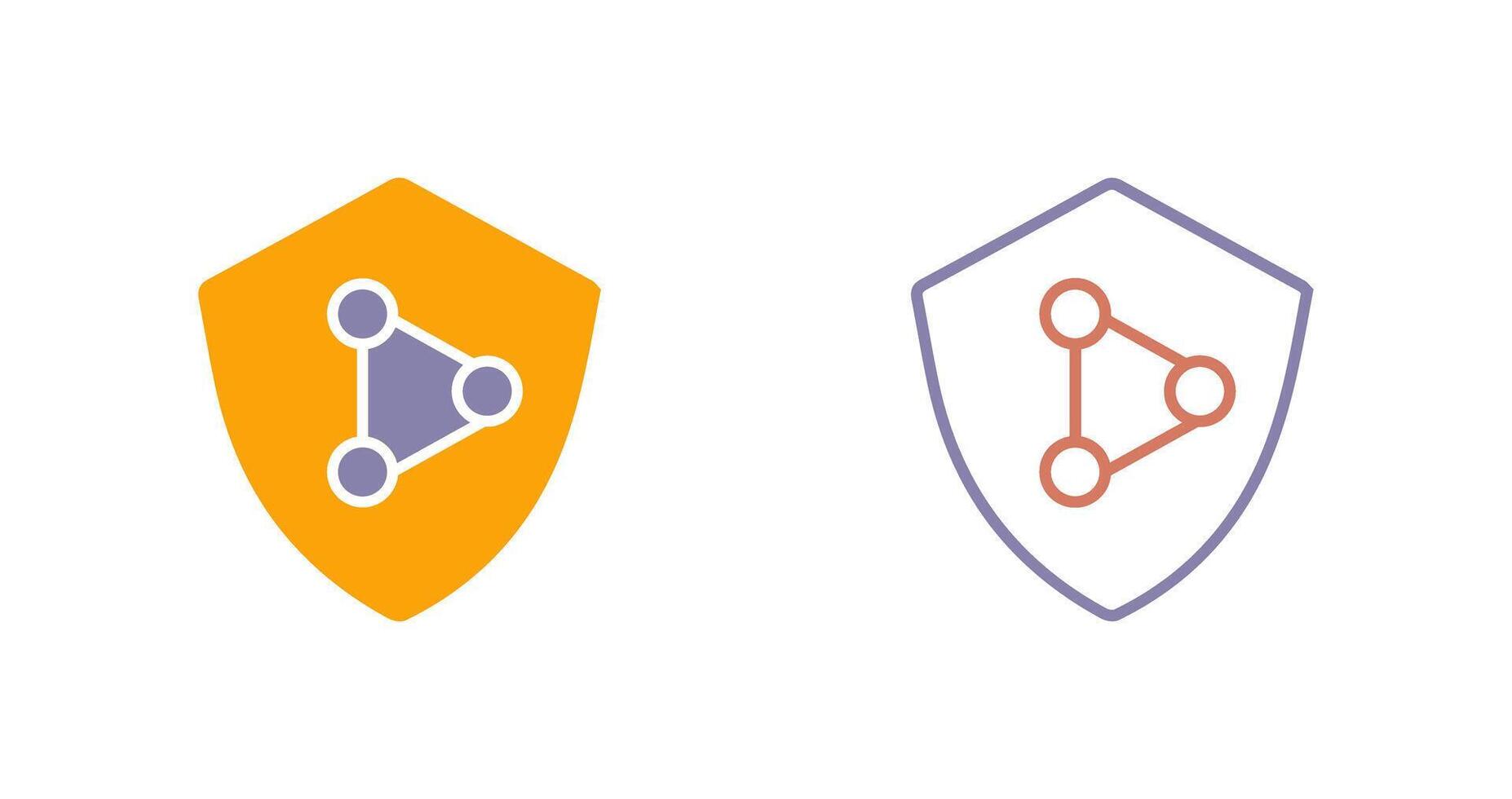 Network Protection Icon vector