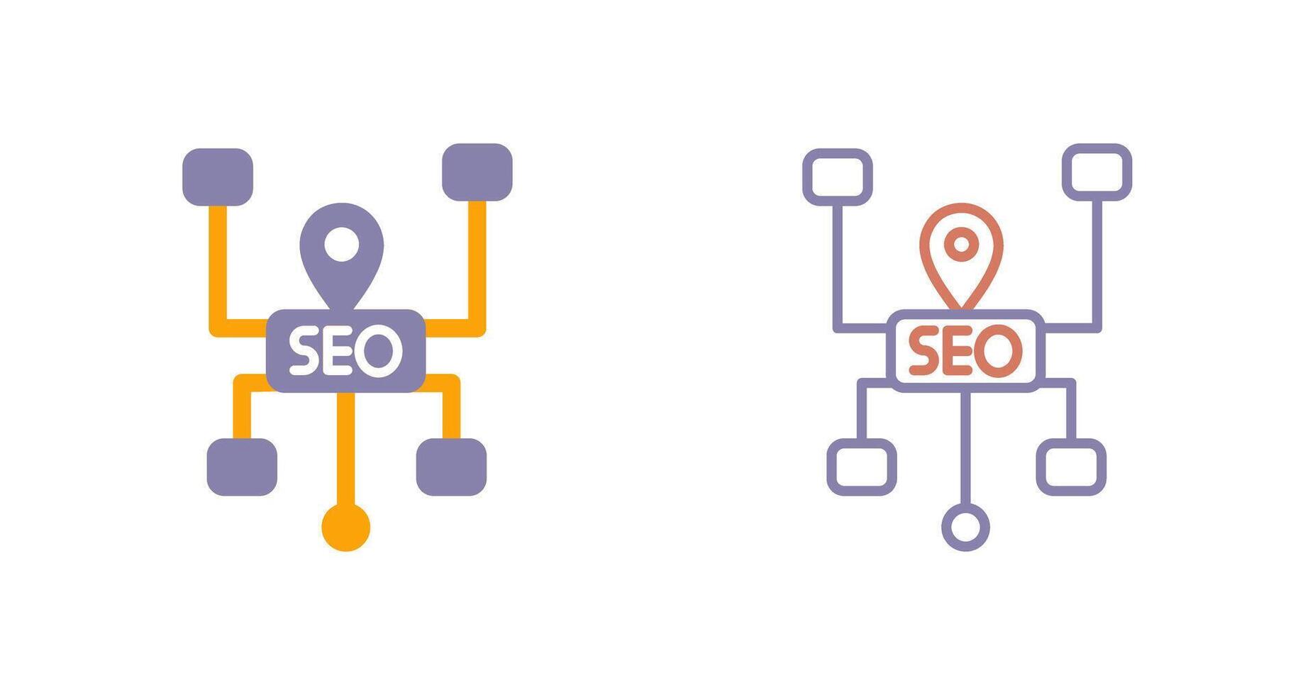 SEO Structure Icon vector