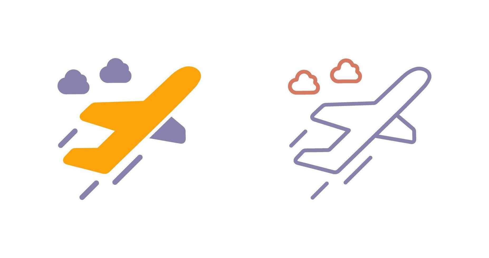 Flight Takeoff Icon vector