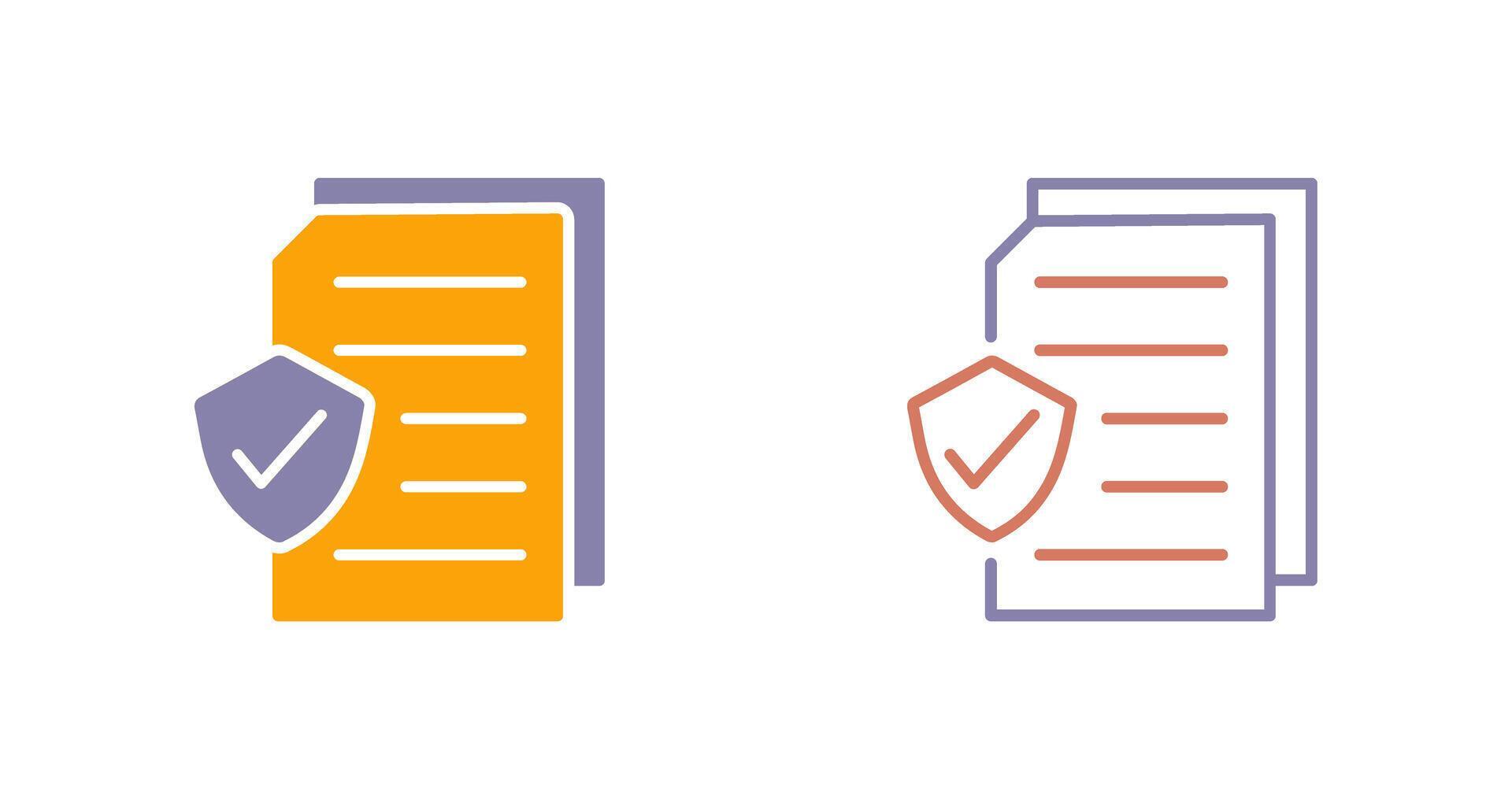 Secure Document Icon 42868982 Vector Art at Vecteezy