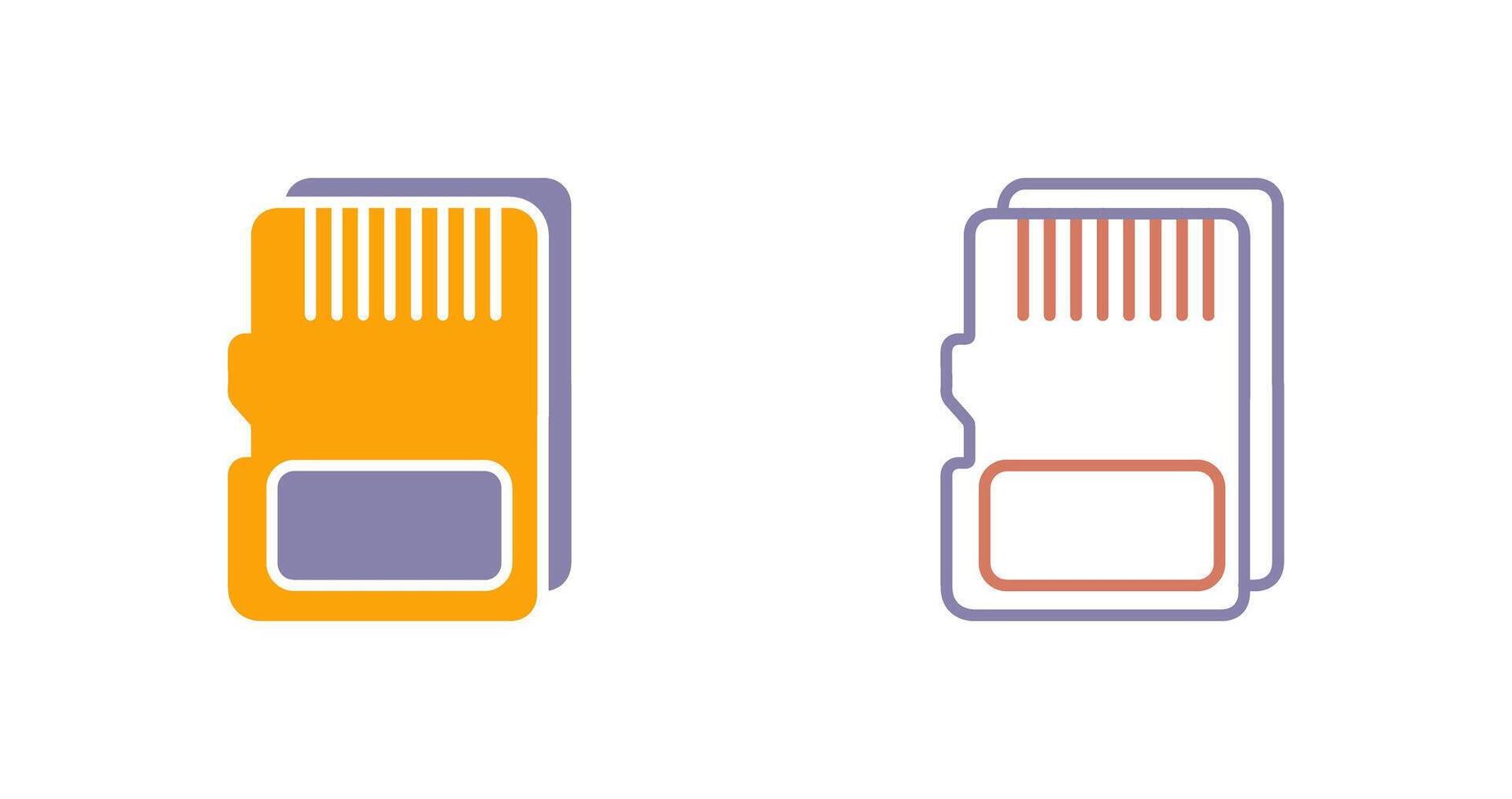 SD Card Icon vector