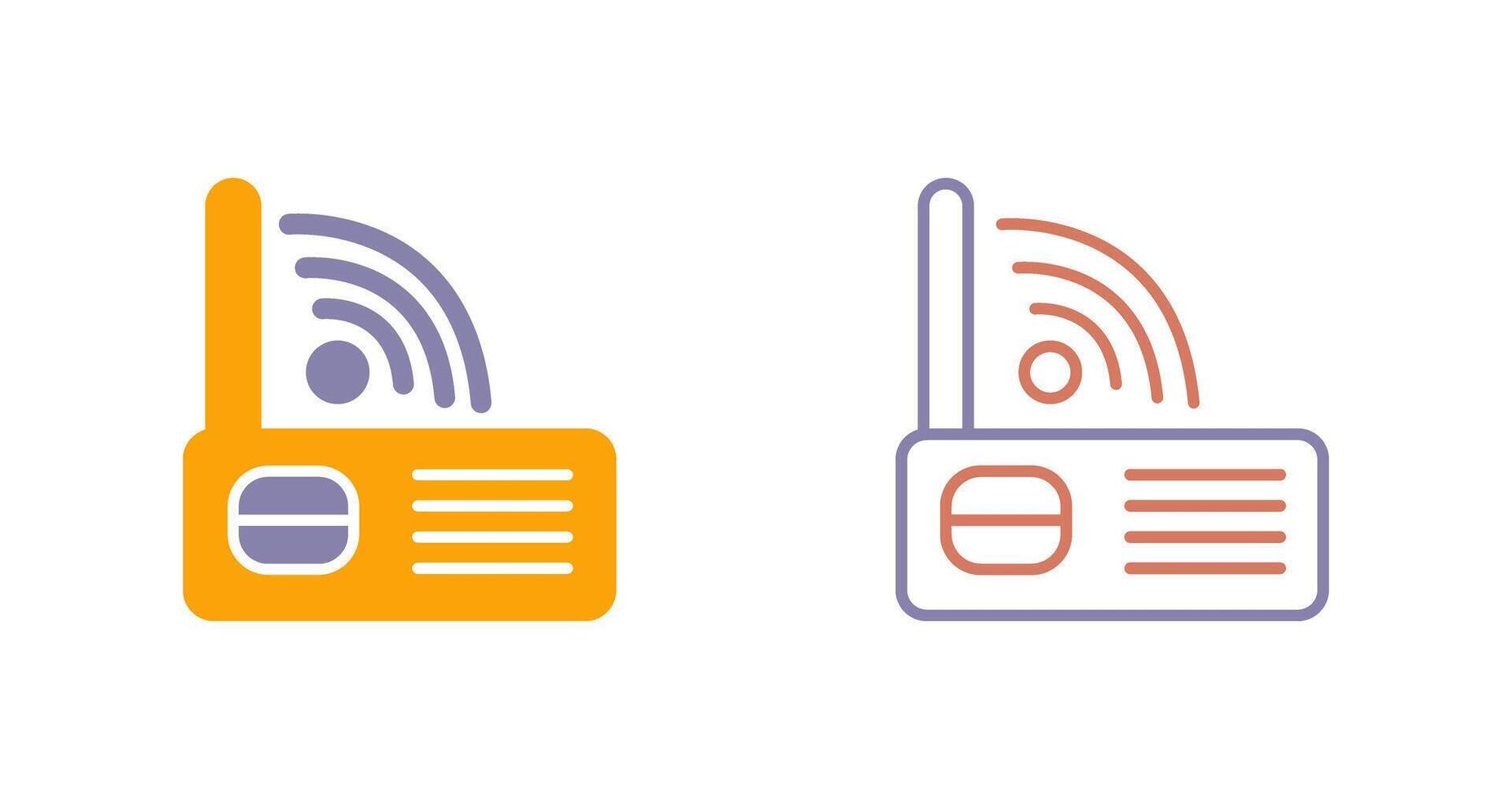 Modem Wifi Icon vector