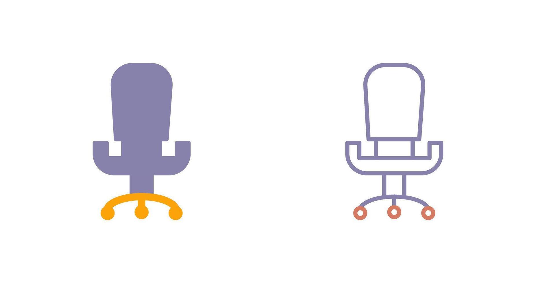 Office Chair III Icon vector