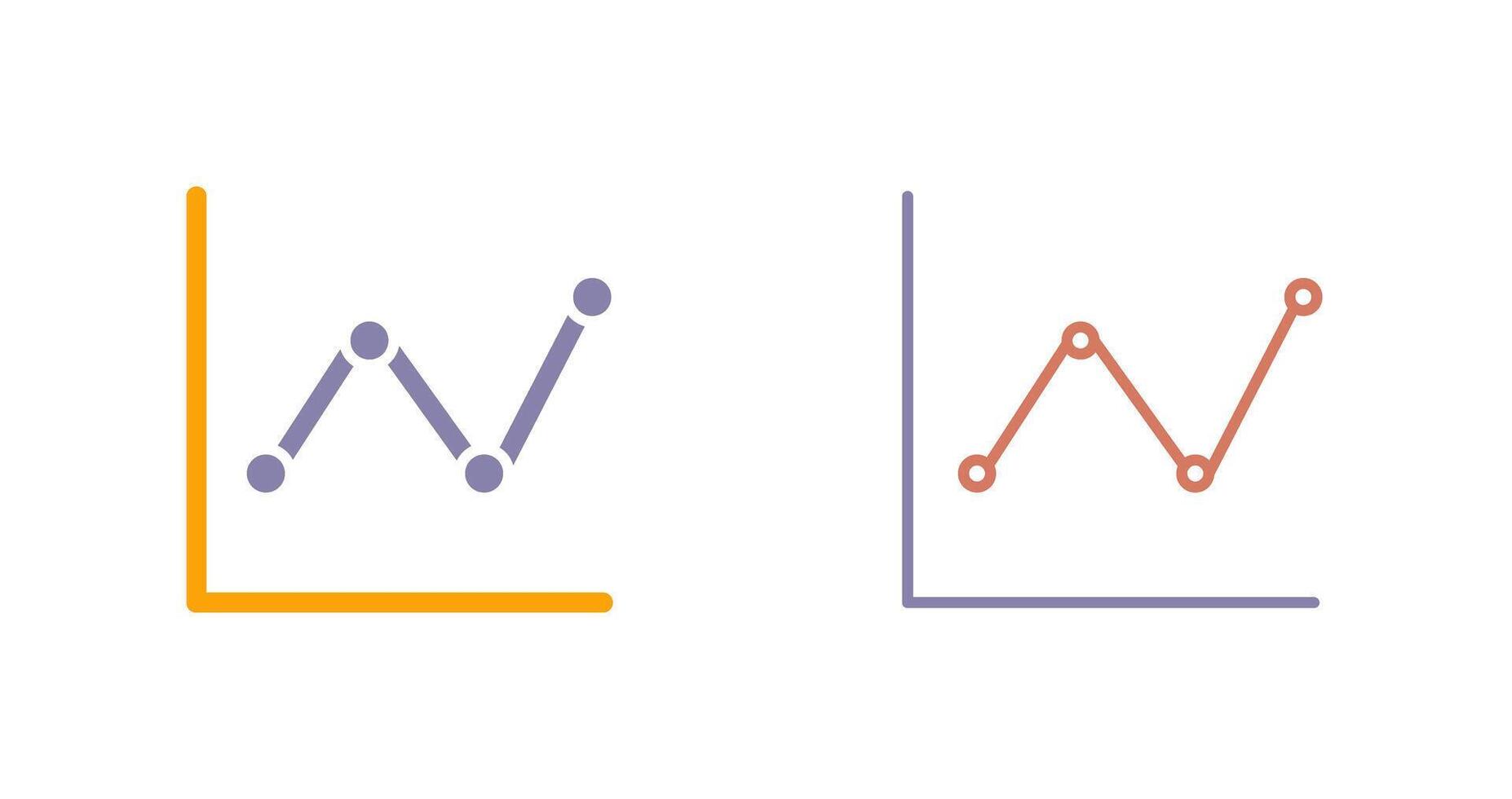 Line Chart Icon vector