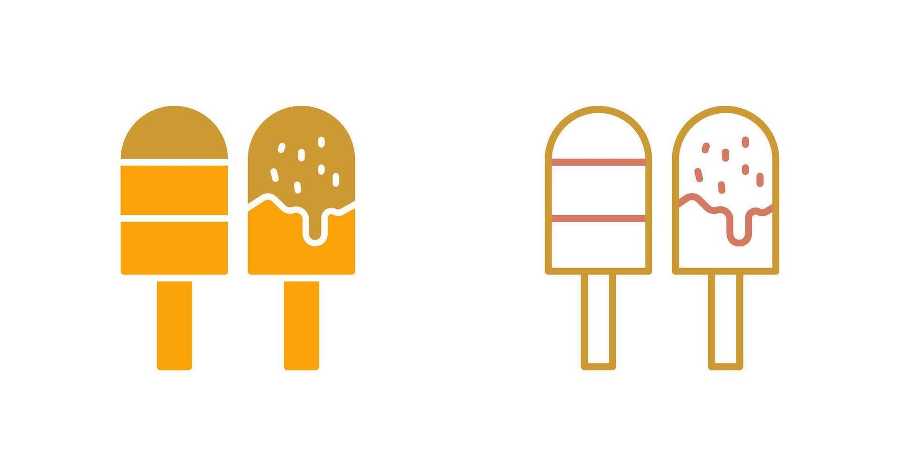 icono de helado vector