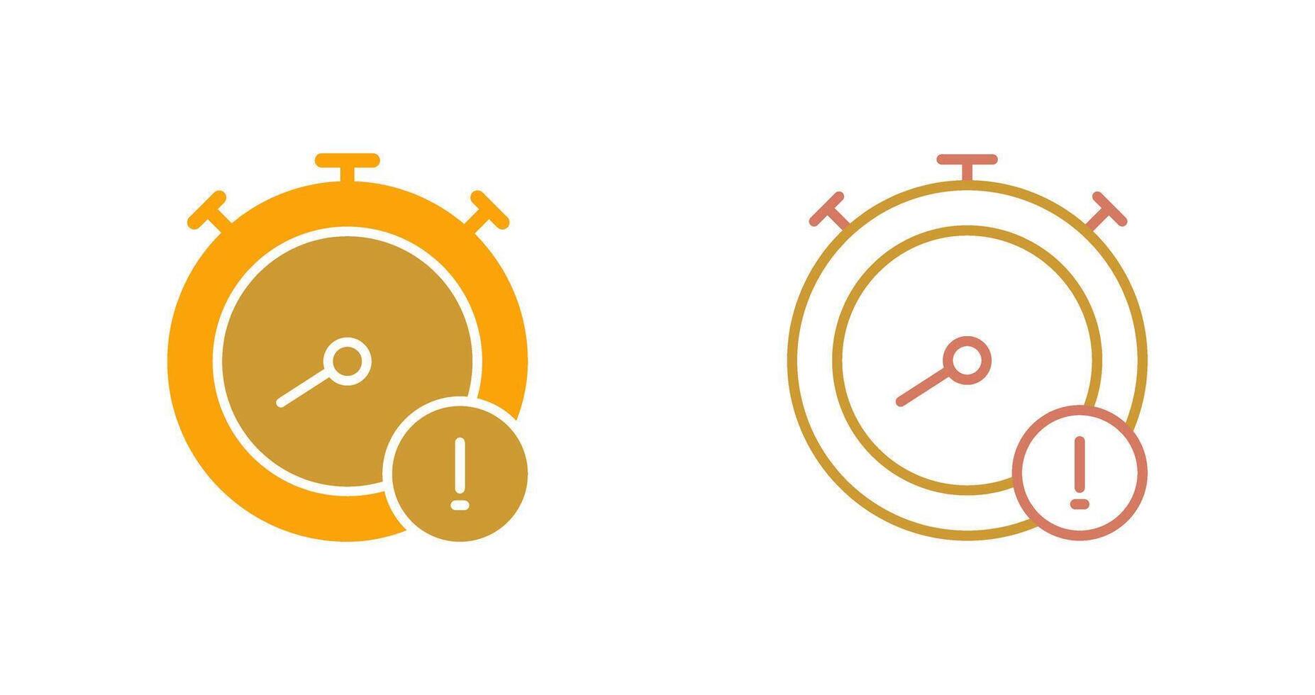 Run Time Icon vector