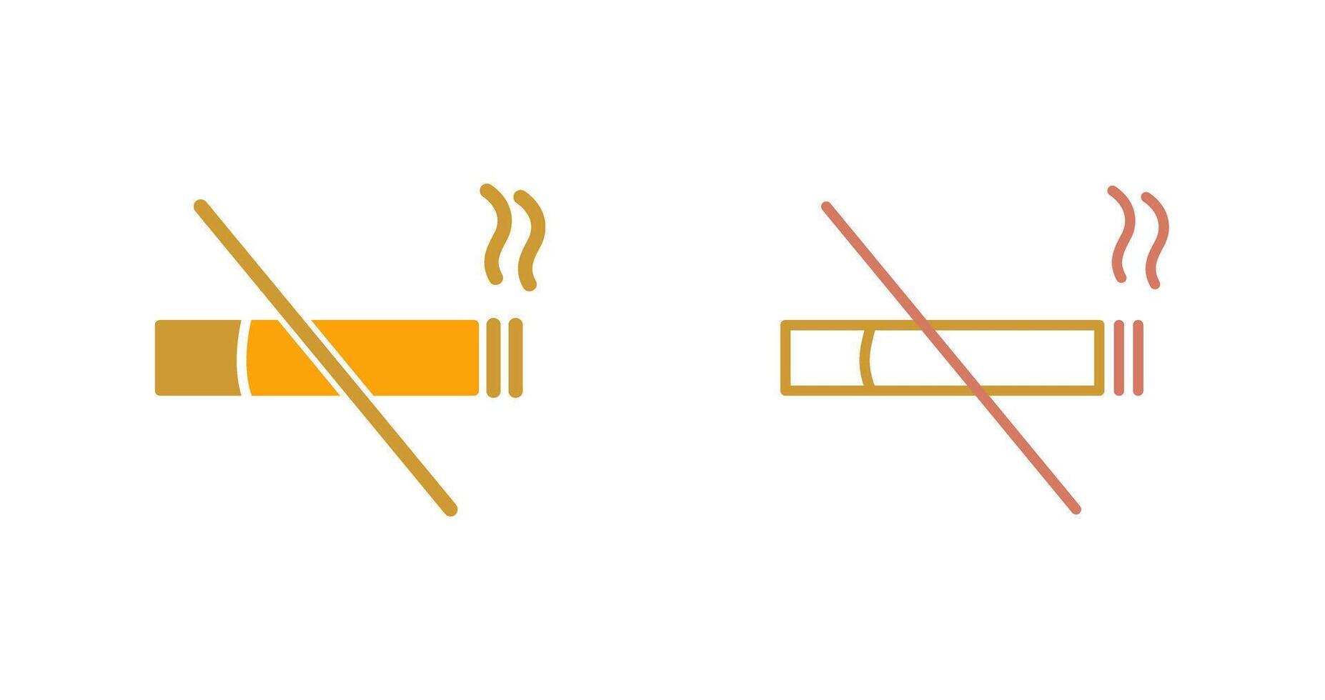 No Smoking Icon vector