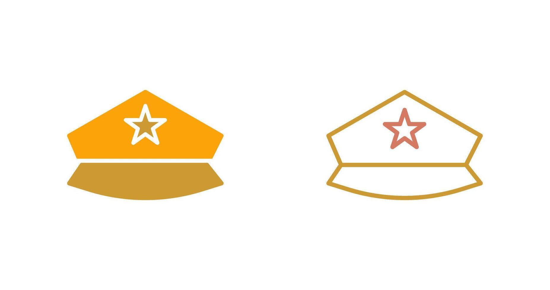 Police Hat Icon vector