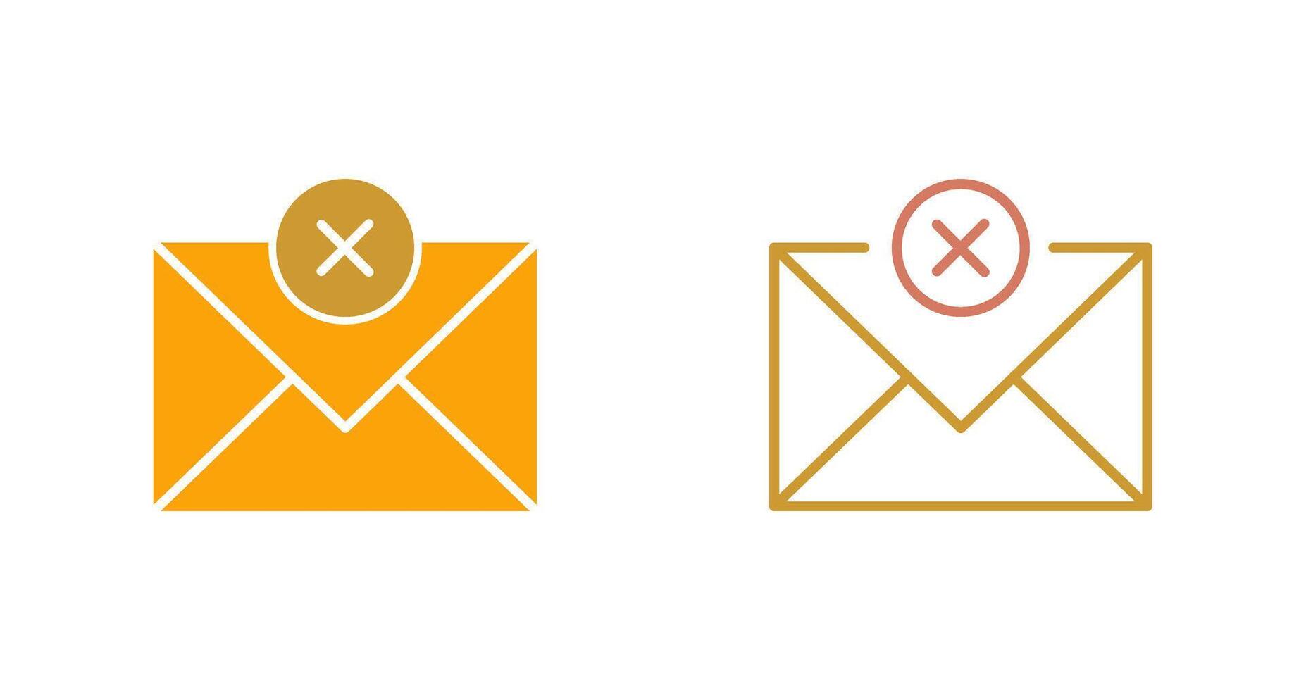 Send Failed Icon vector