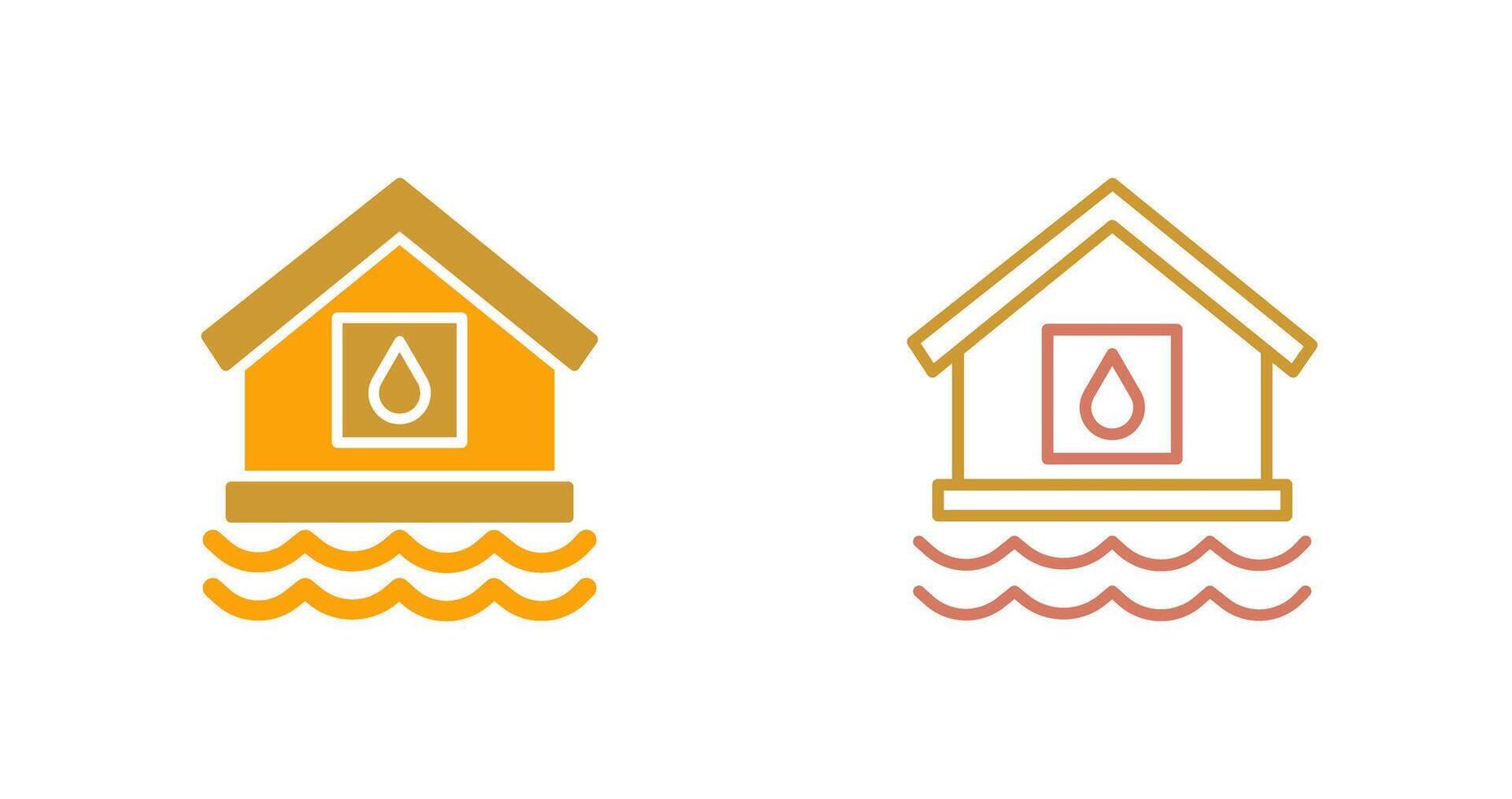 Water House Icon vector
