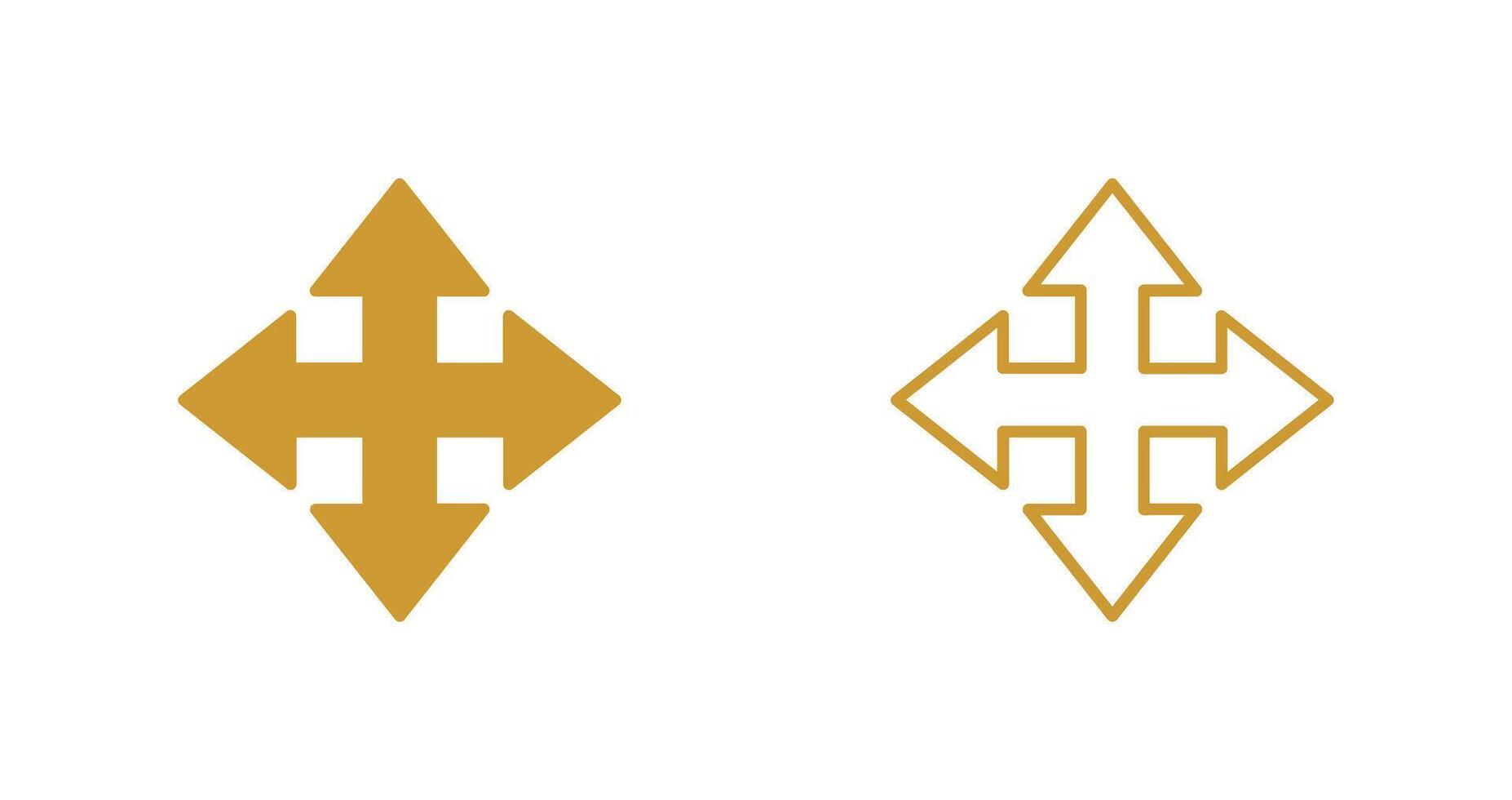 Move Arrow Icon vector
