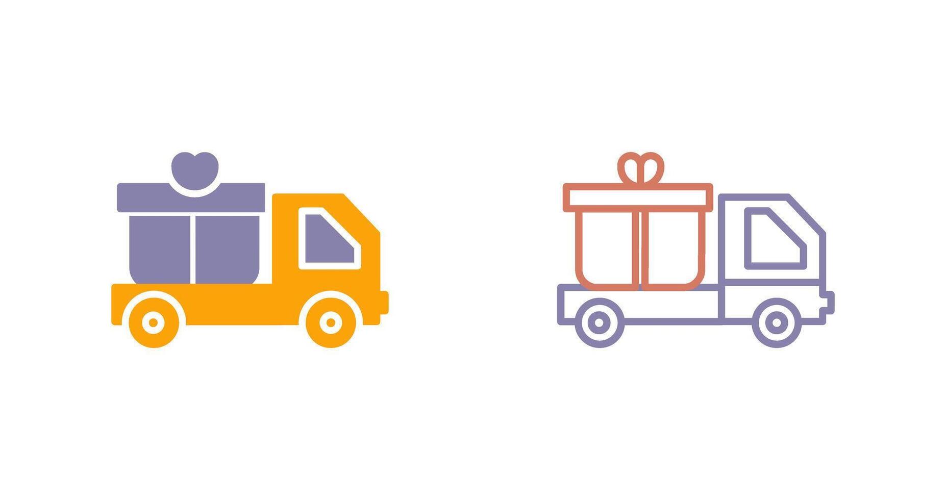 Delivery Gift Icon vector