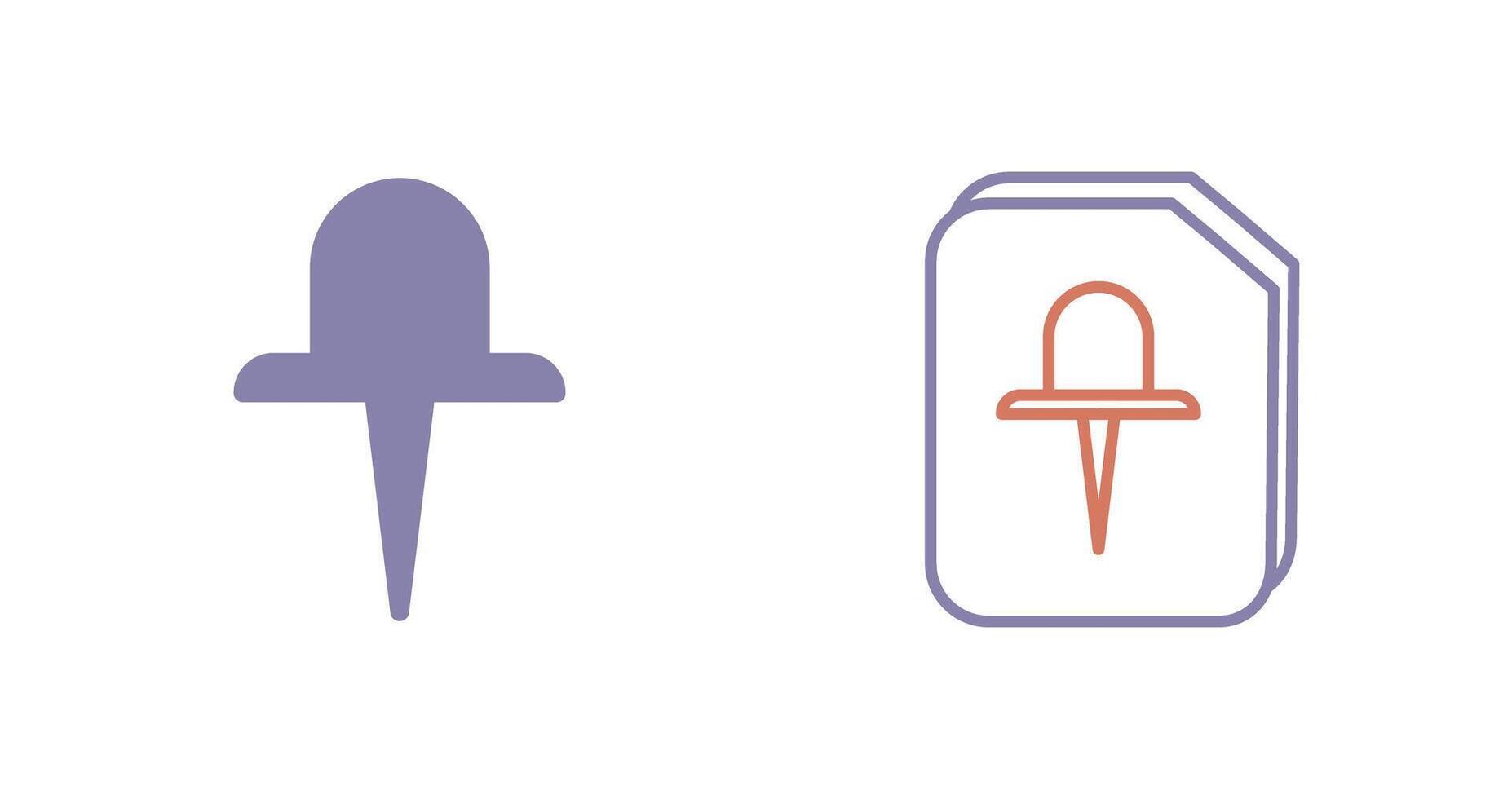 Office Pin Icon vector