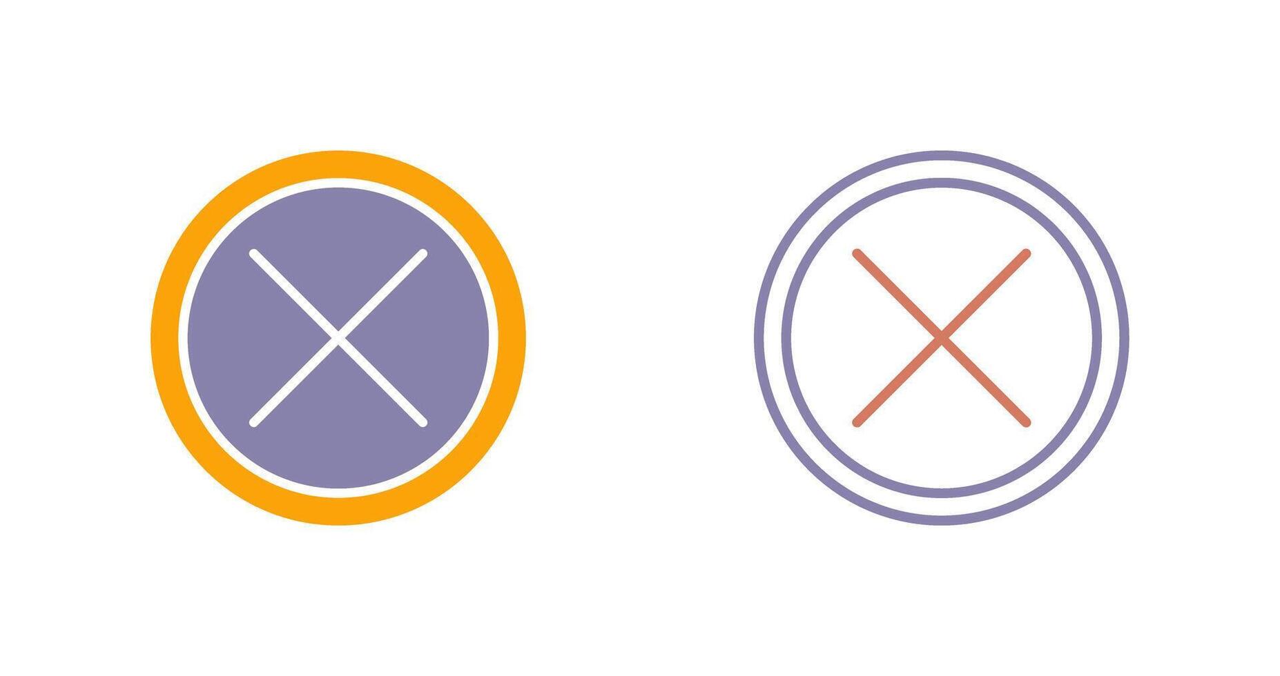 Do Not Cross Icon vector