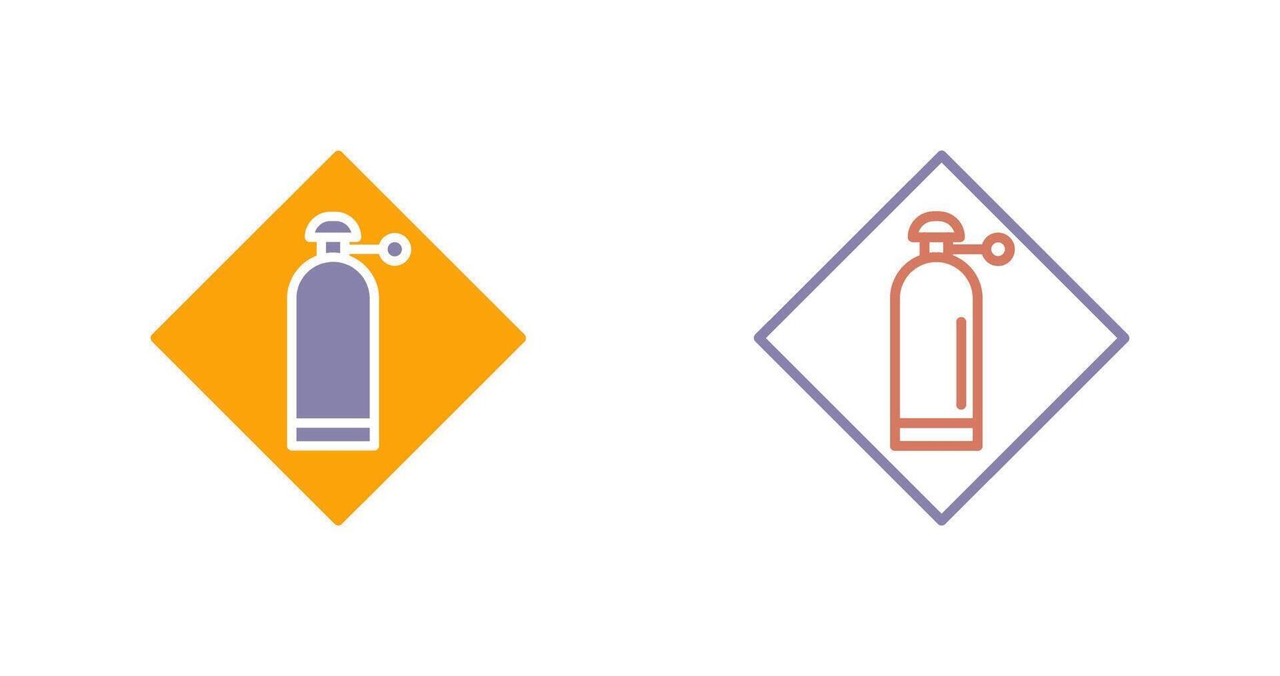 Pressurized Cylinder Icon vector