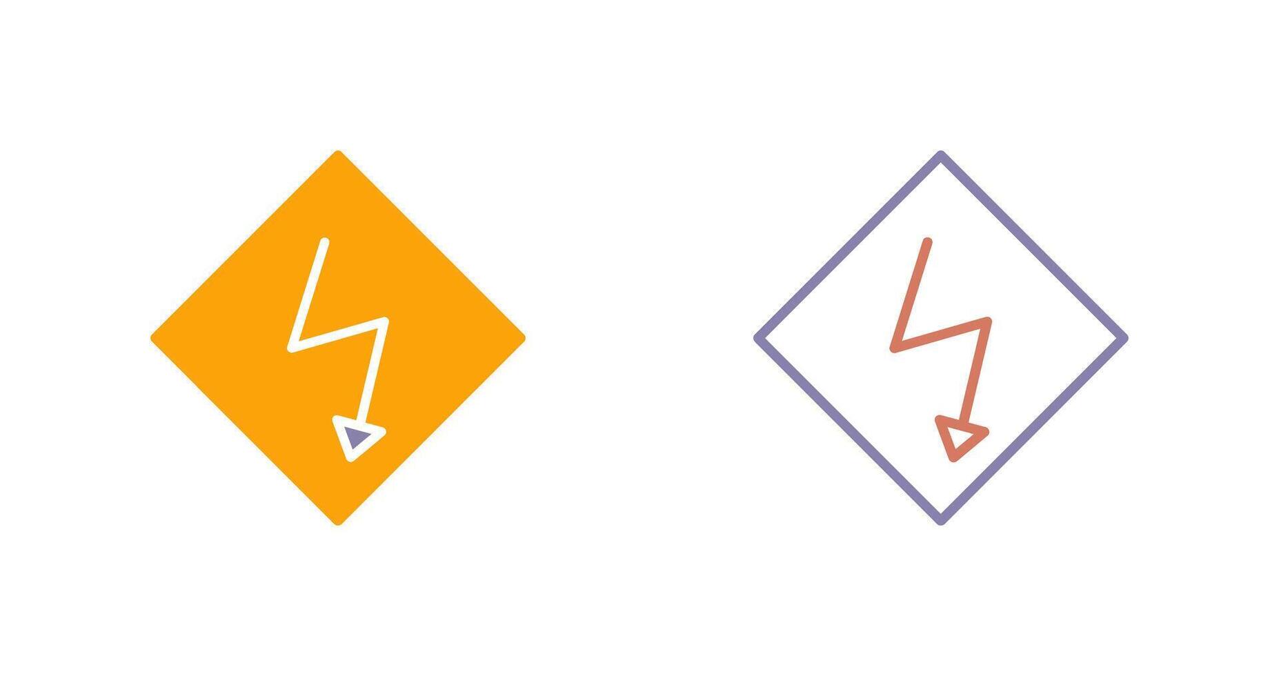 High Voltage Icon vector
