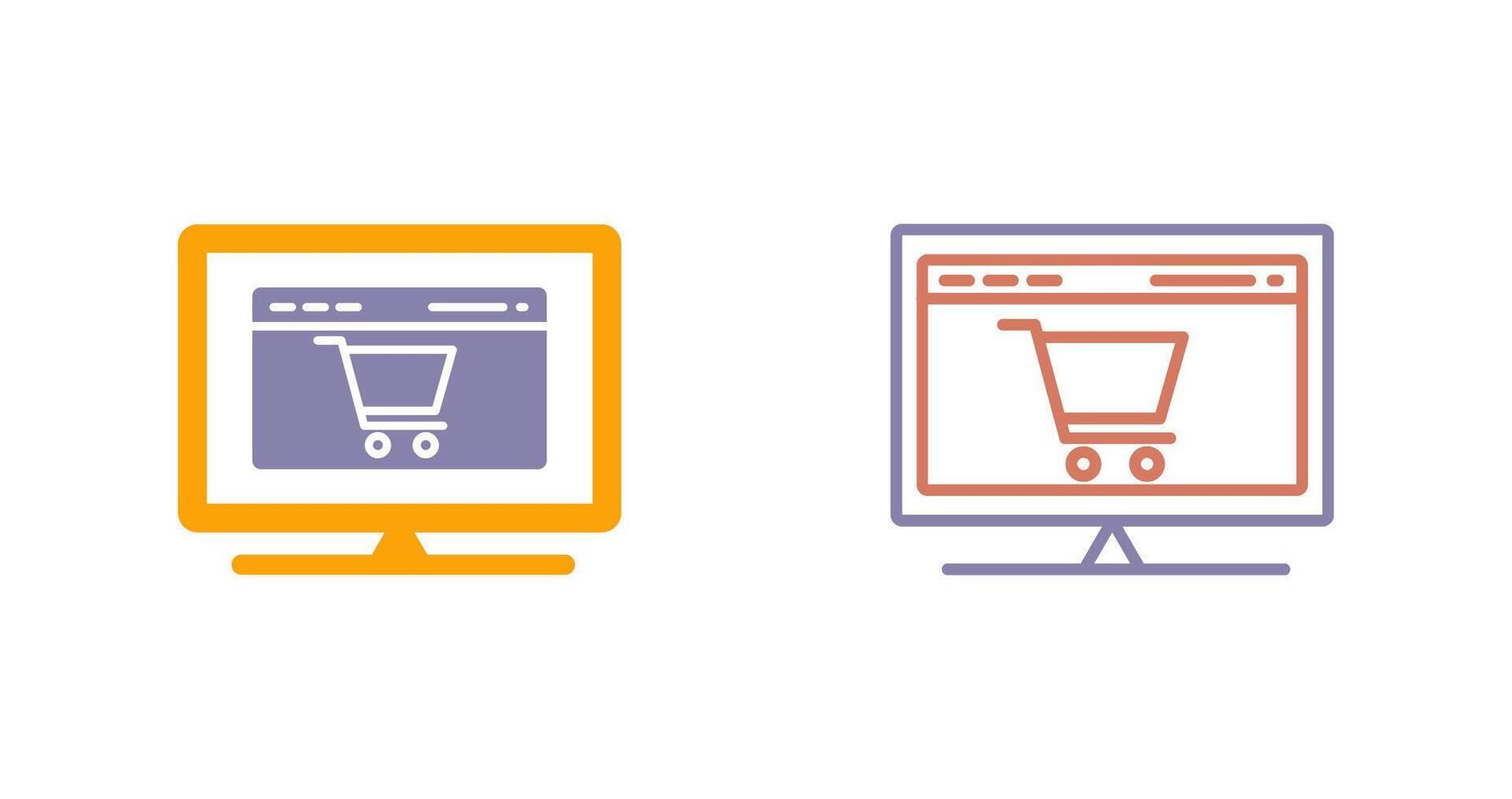 Ecommerce Settings Icon vector