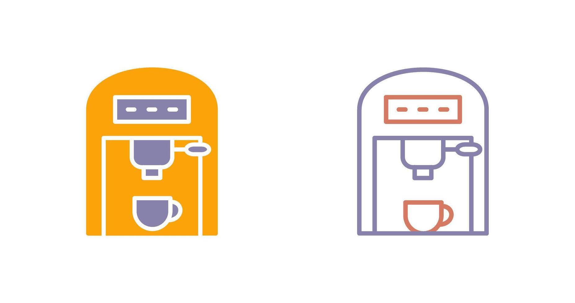 Coffee Machine II Icon vector