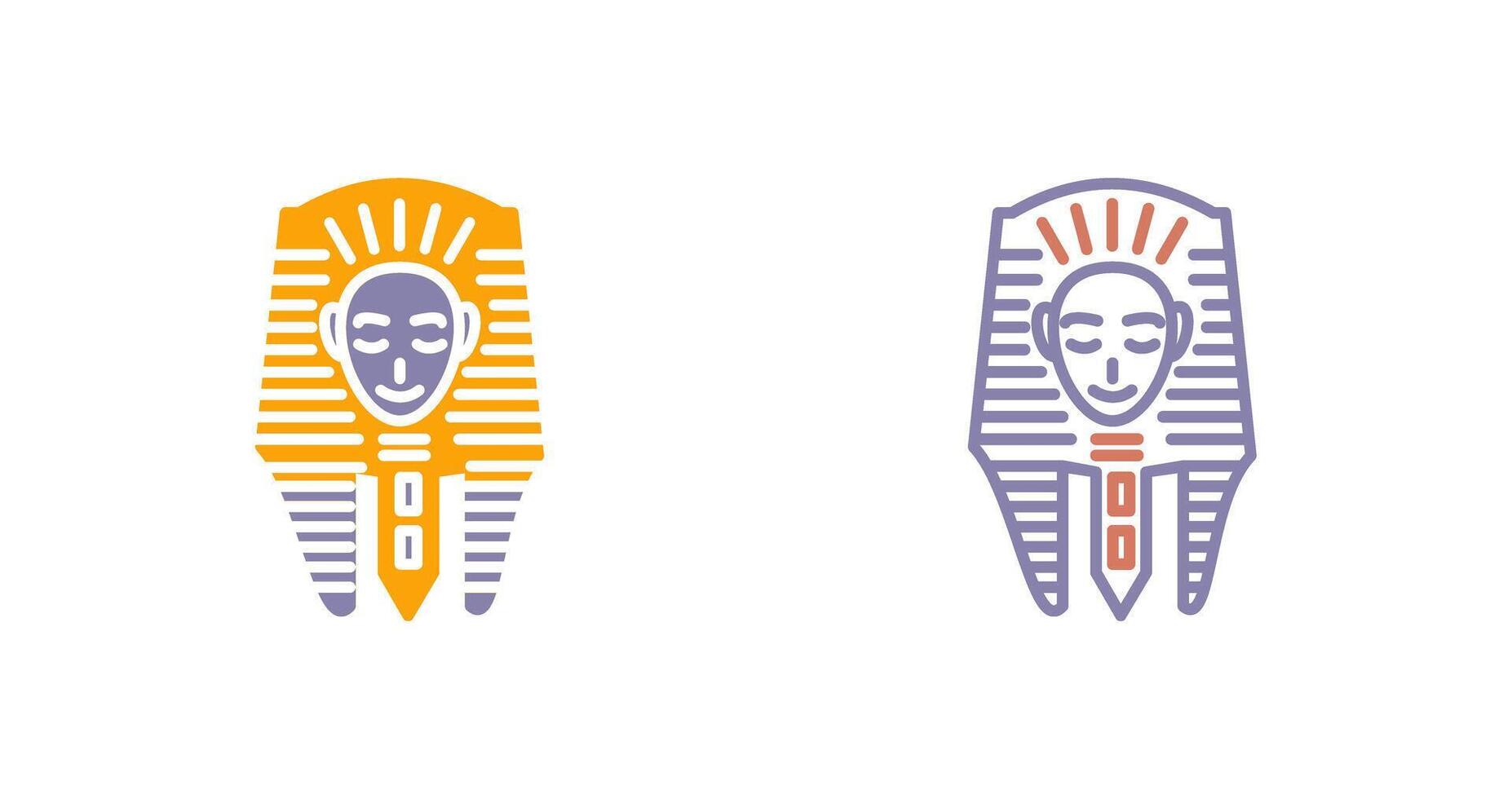 Egyptian Face Icon vector