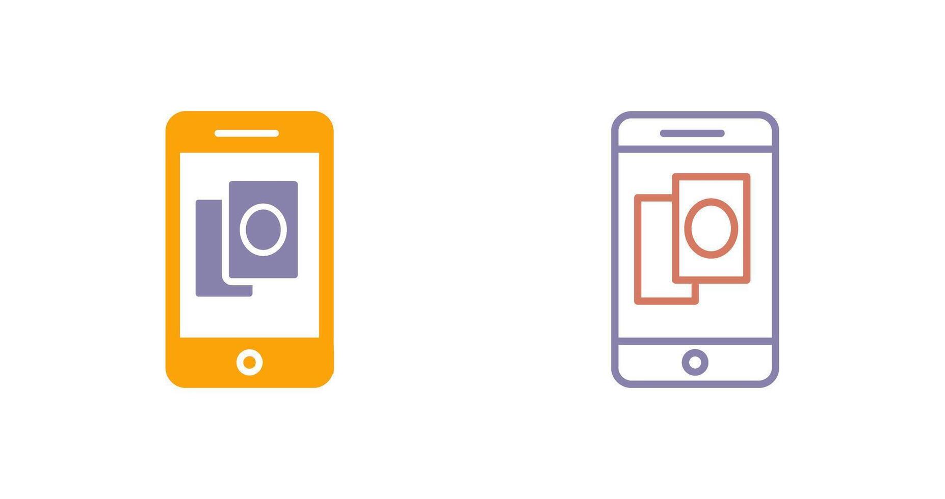 Phone Gambling Icon vector