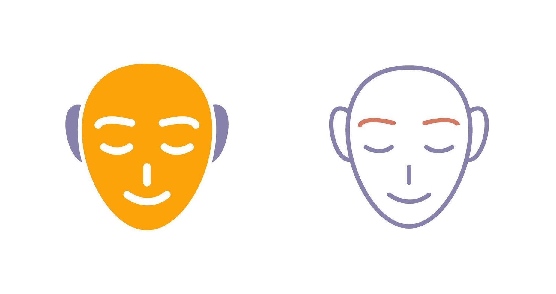 Human Face Icon vector