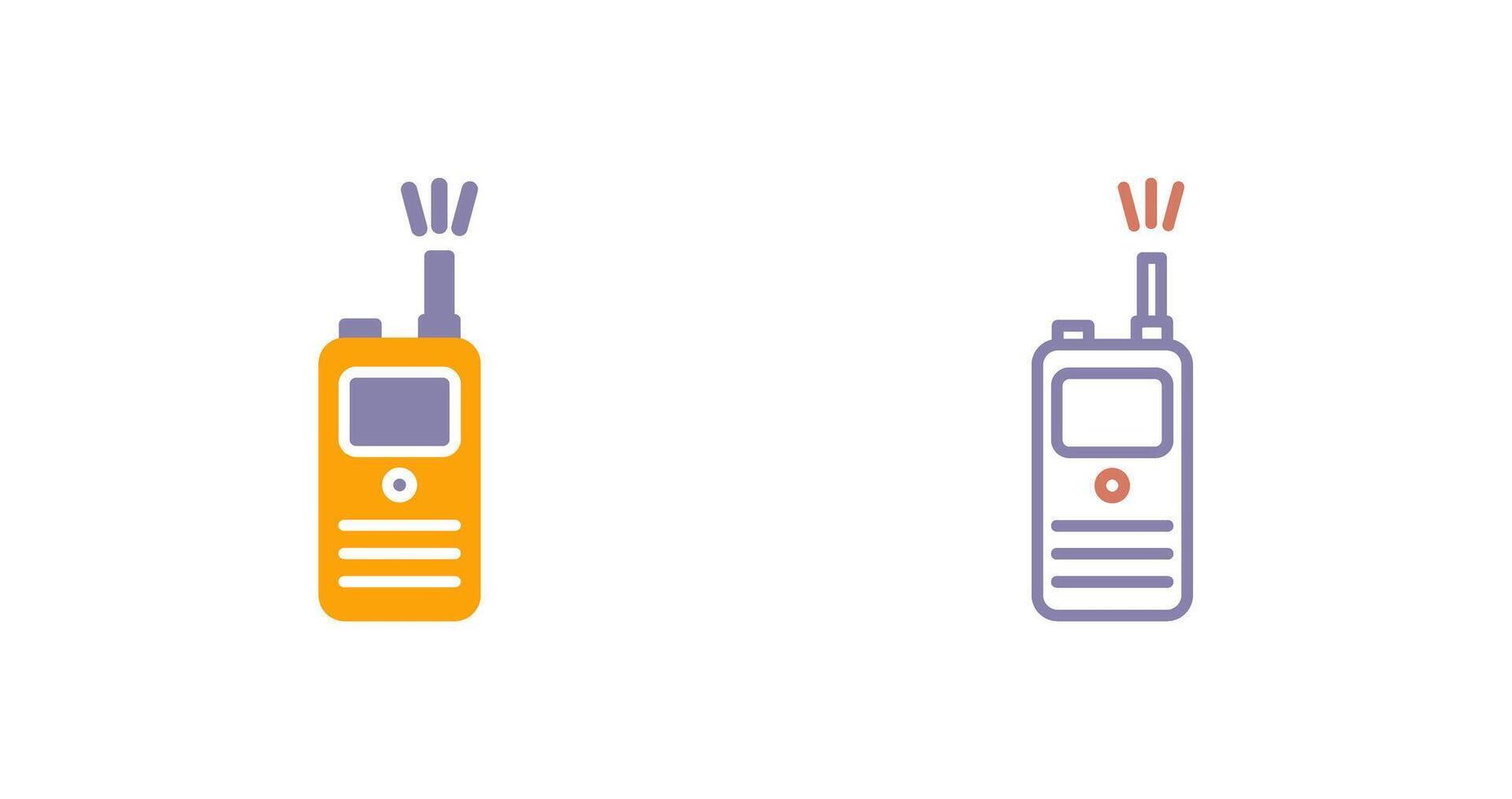 Walkie Talkie Icon vector