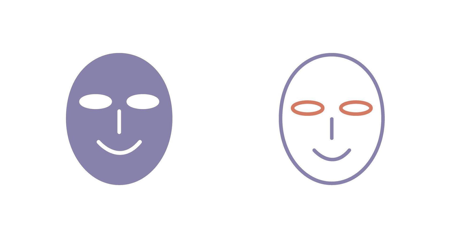 Ancient Face Mask Icon vector