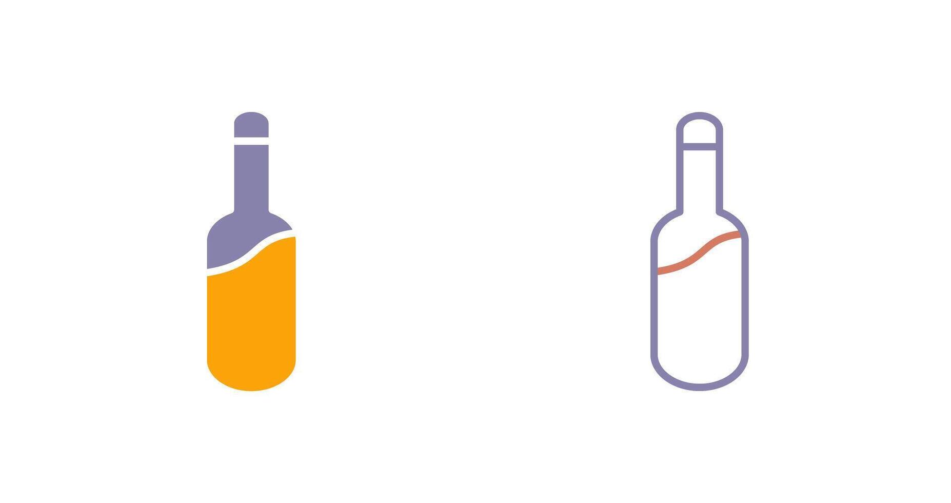 Champagne Bottle Icon vector