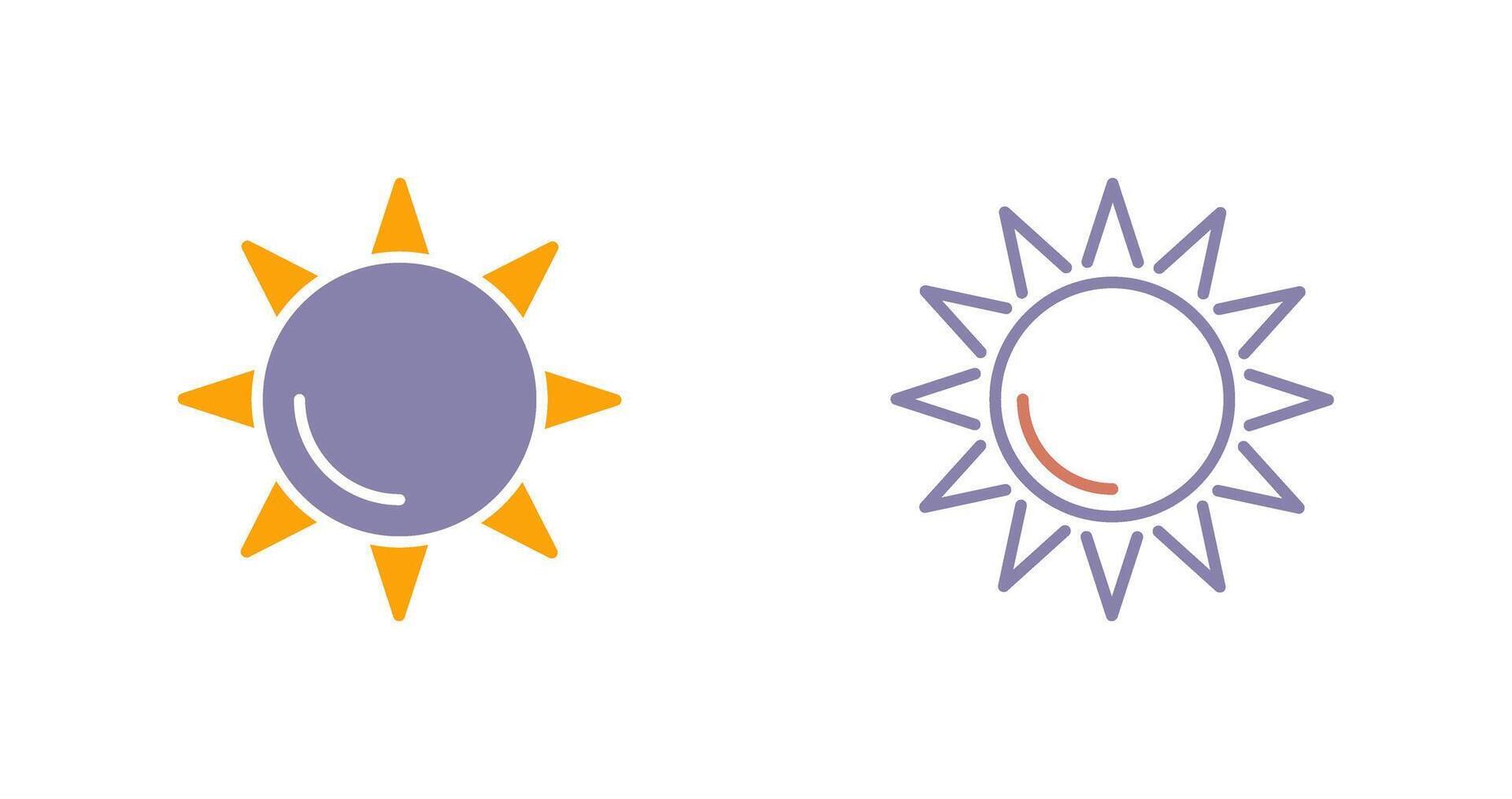 Sun I Icon vector