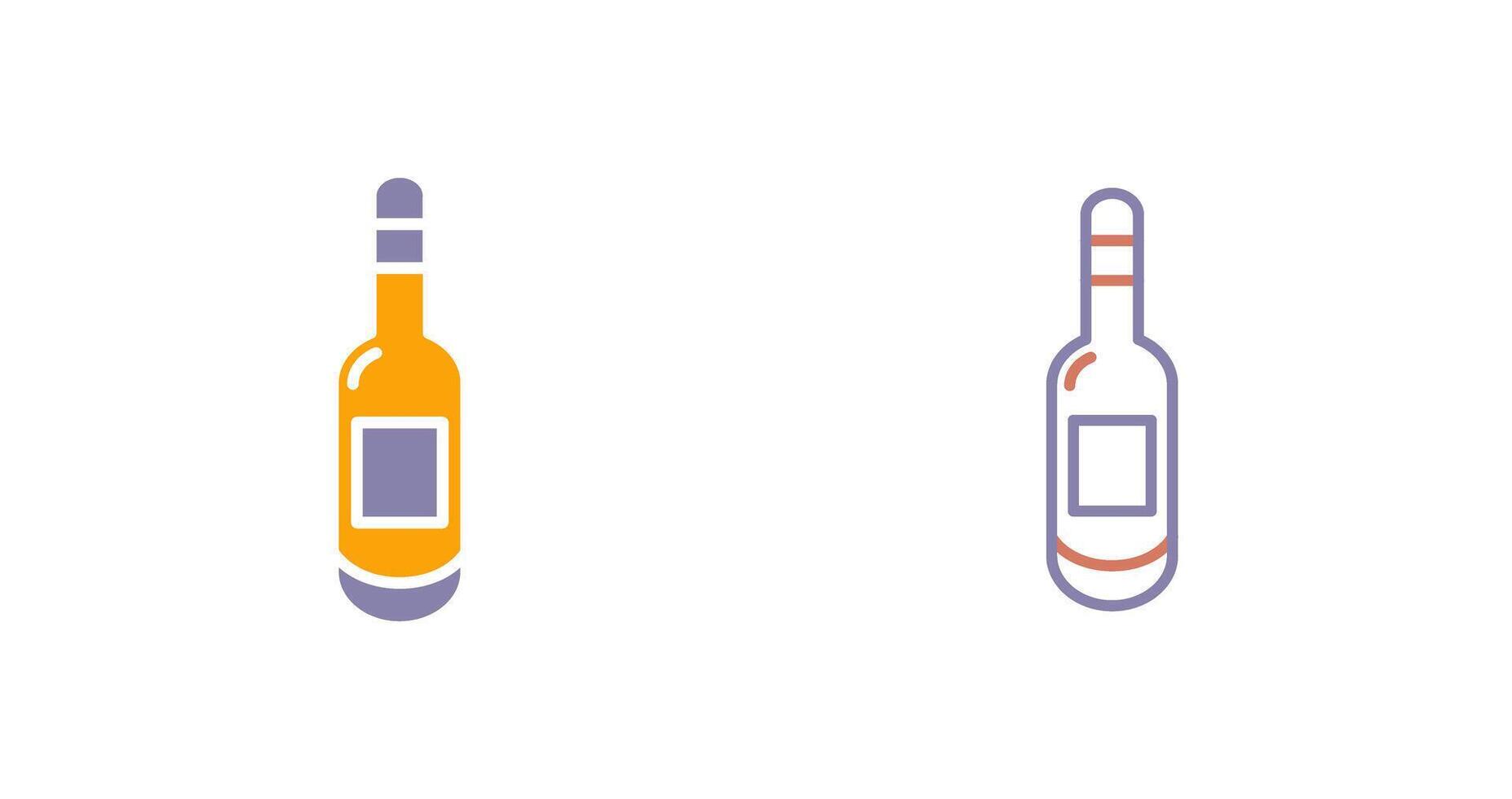 Beer Bottle II Icon vector