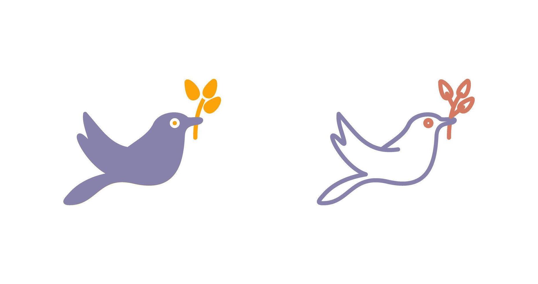 Cute Bird Icon vector