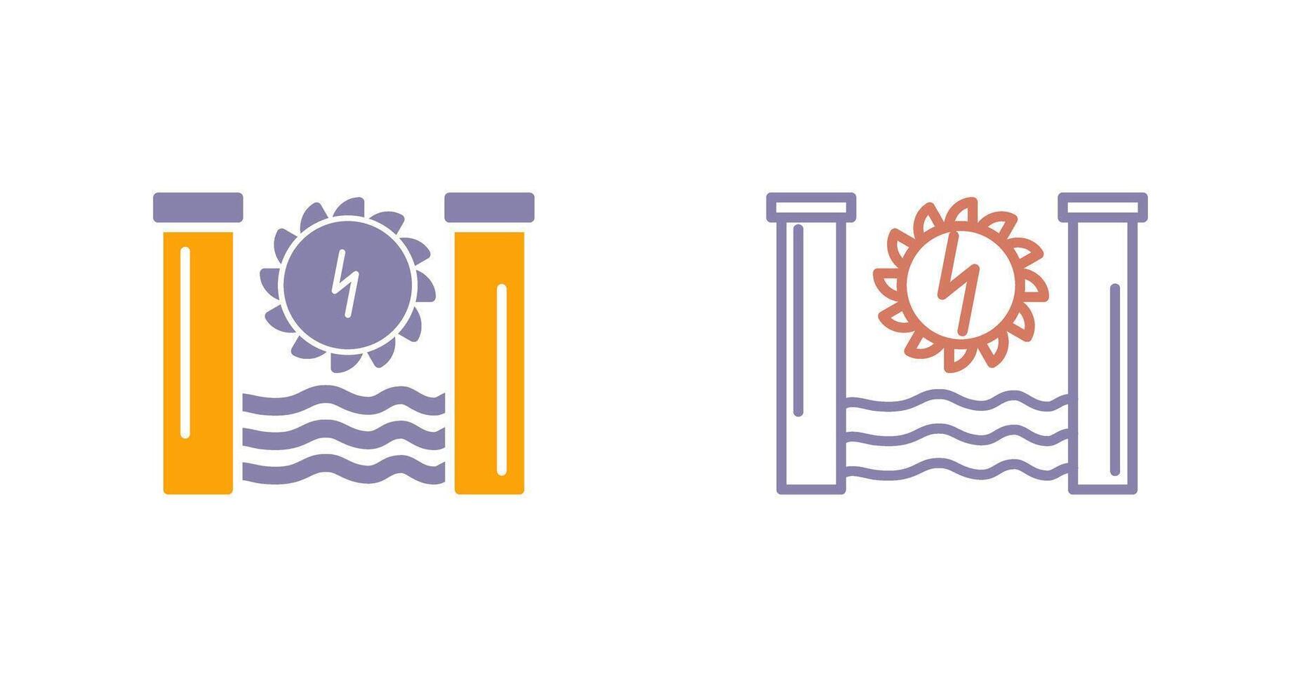 Hydro Power Icon vector