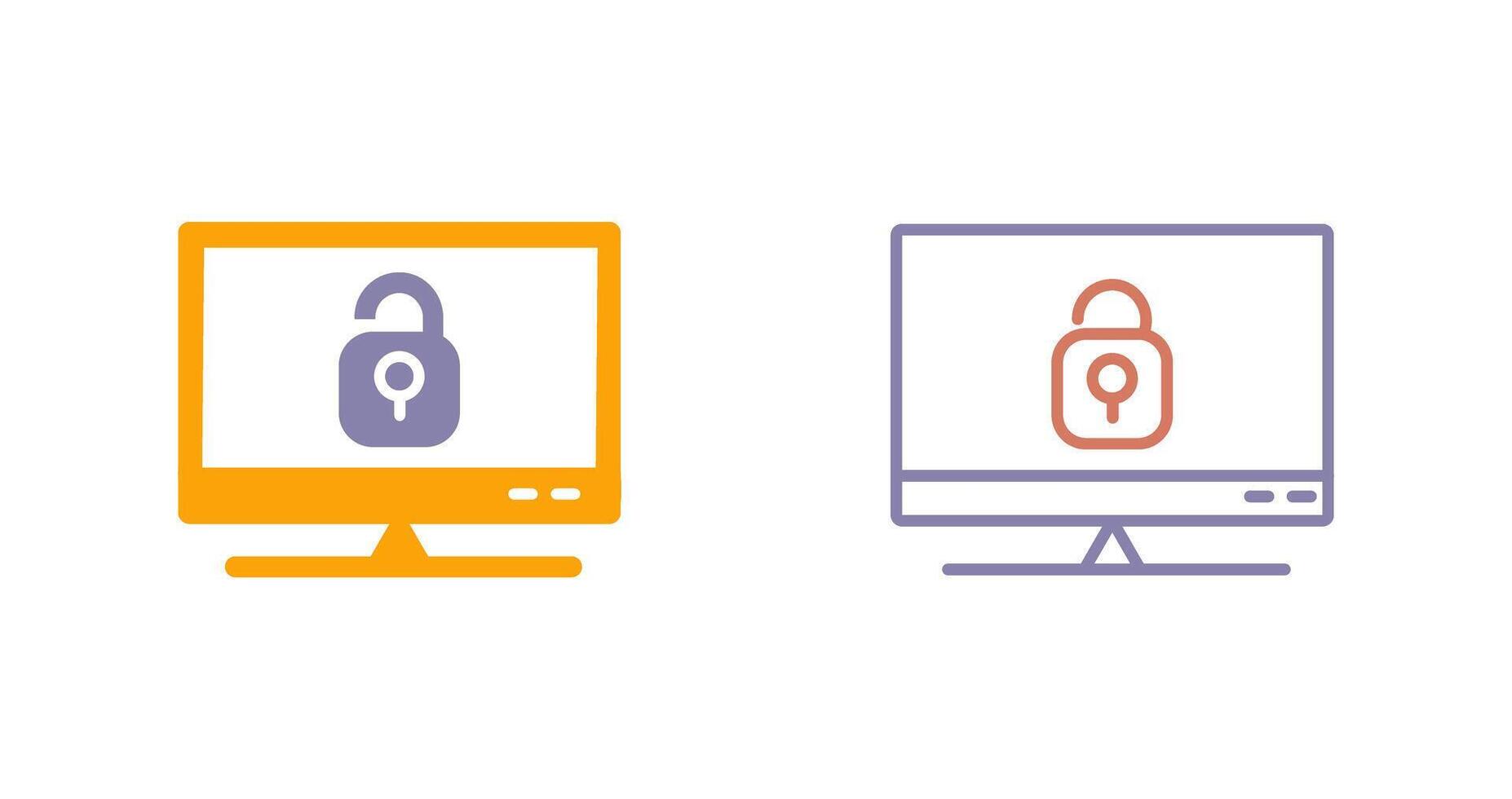 Closed Access Icon vector
