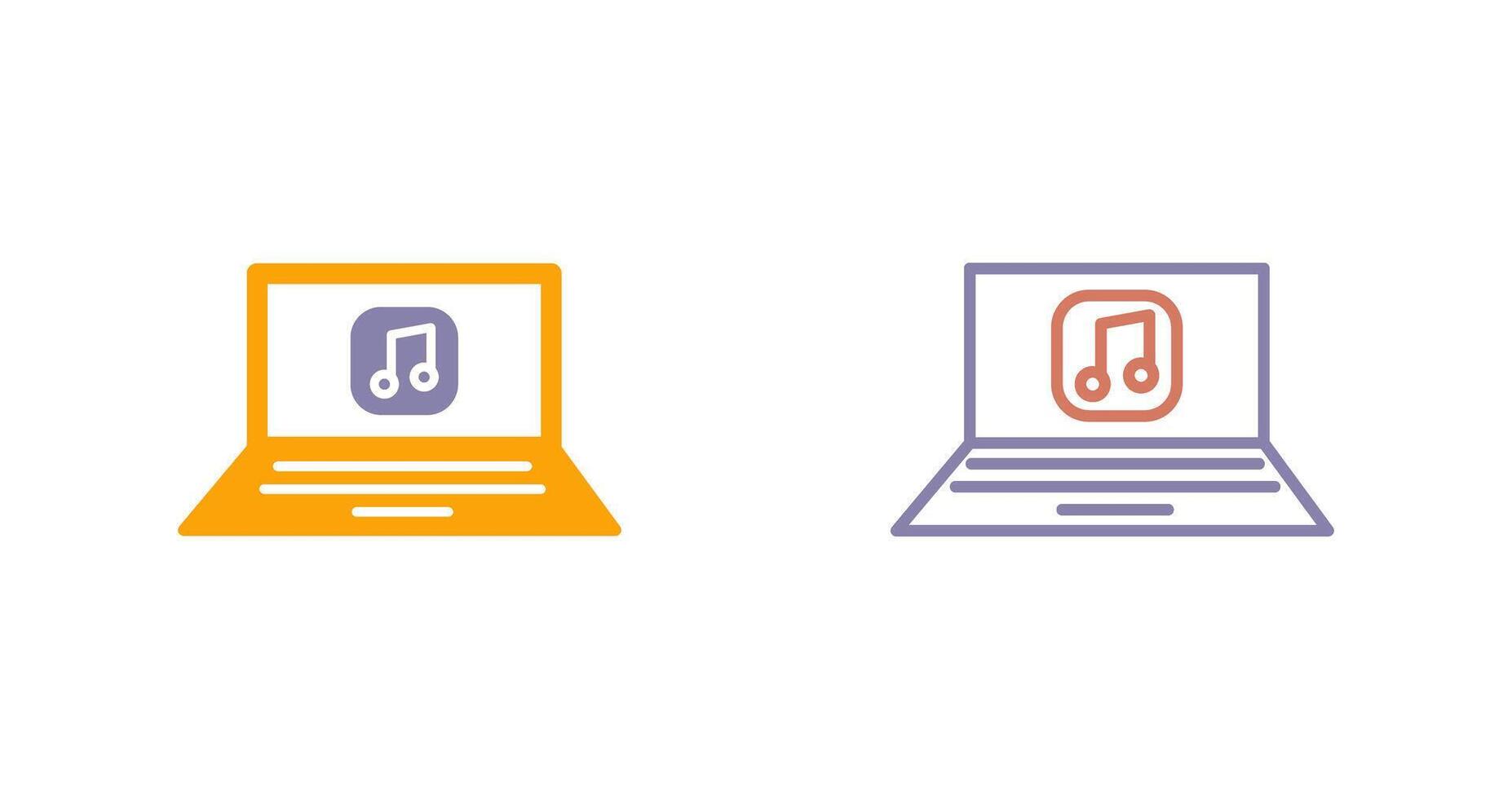 Play Music Icon vector