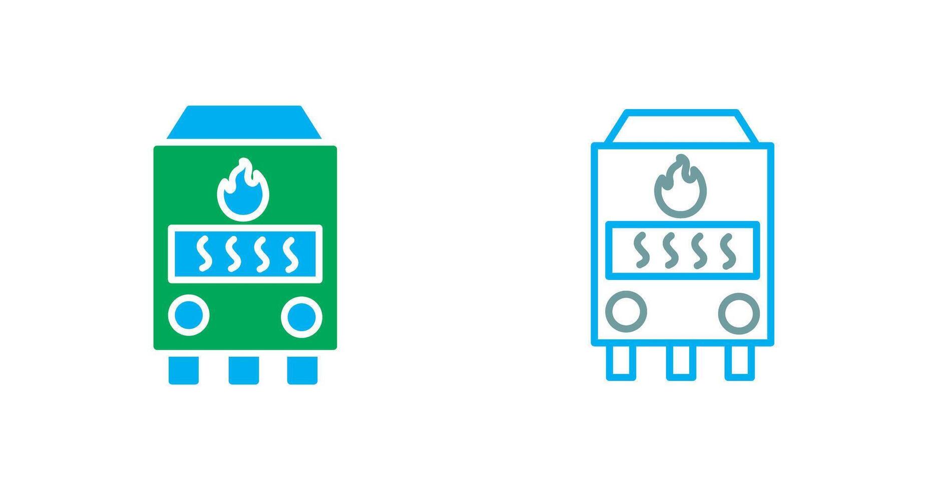 Gas Furnace Icon vector