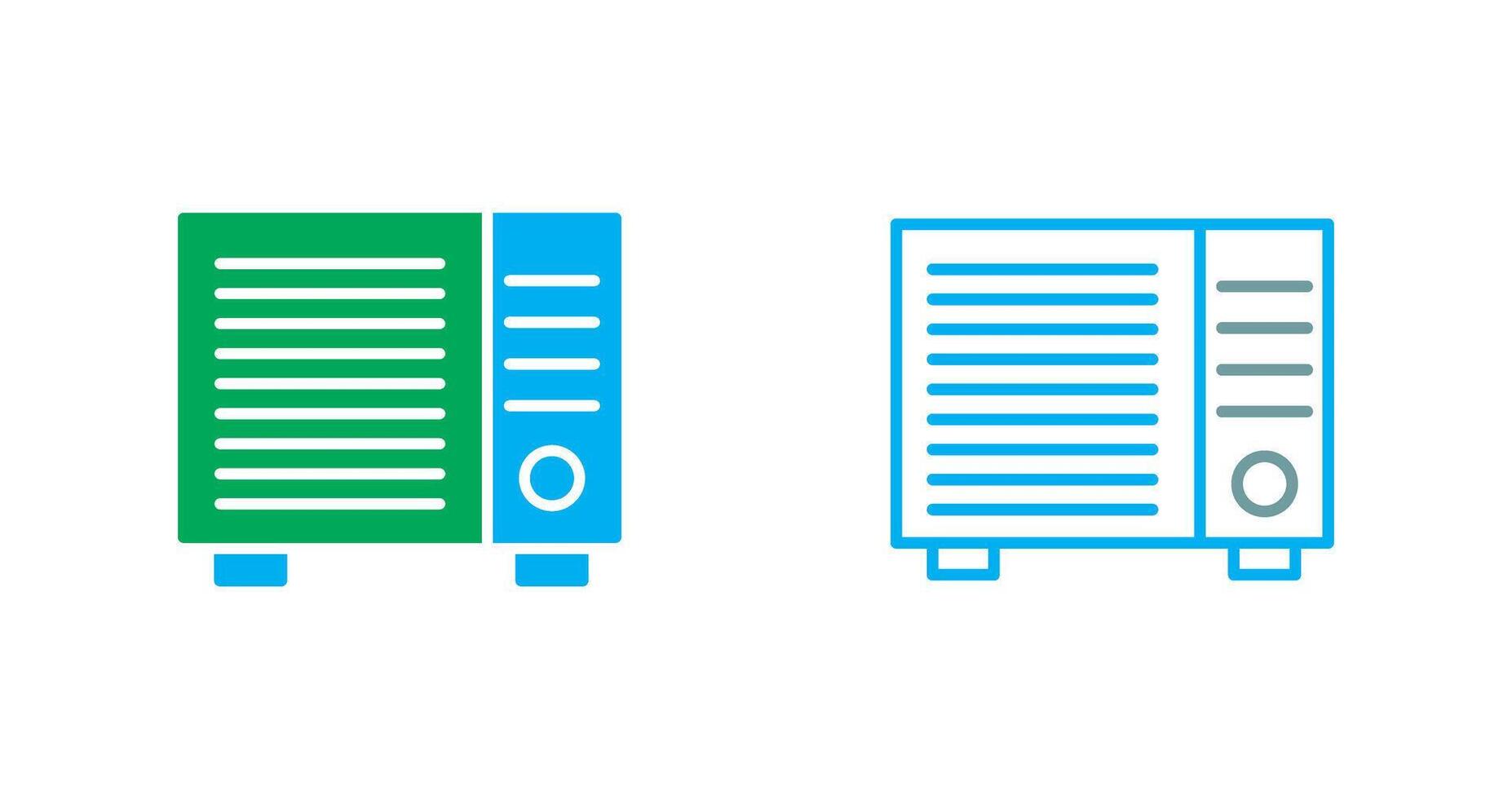 AC Window Unit Icon vector