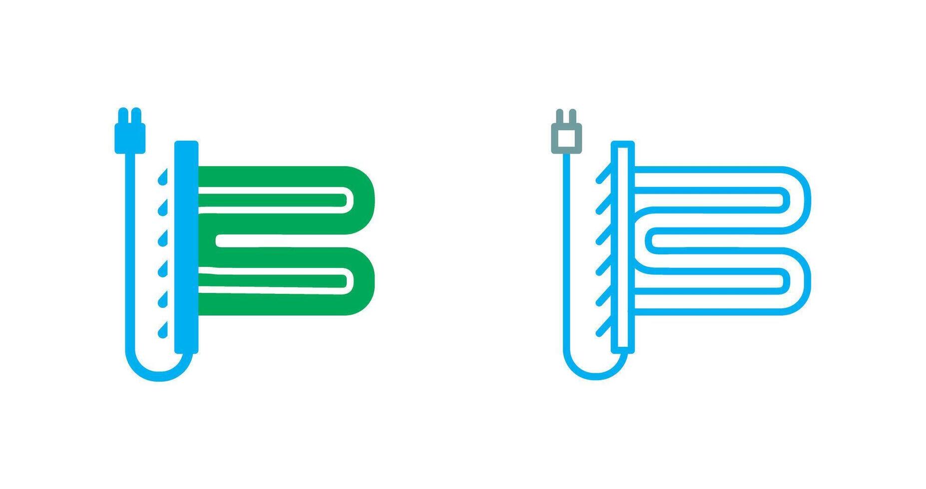 Towel Dryer Icon vector